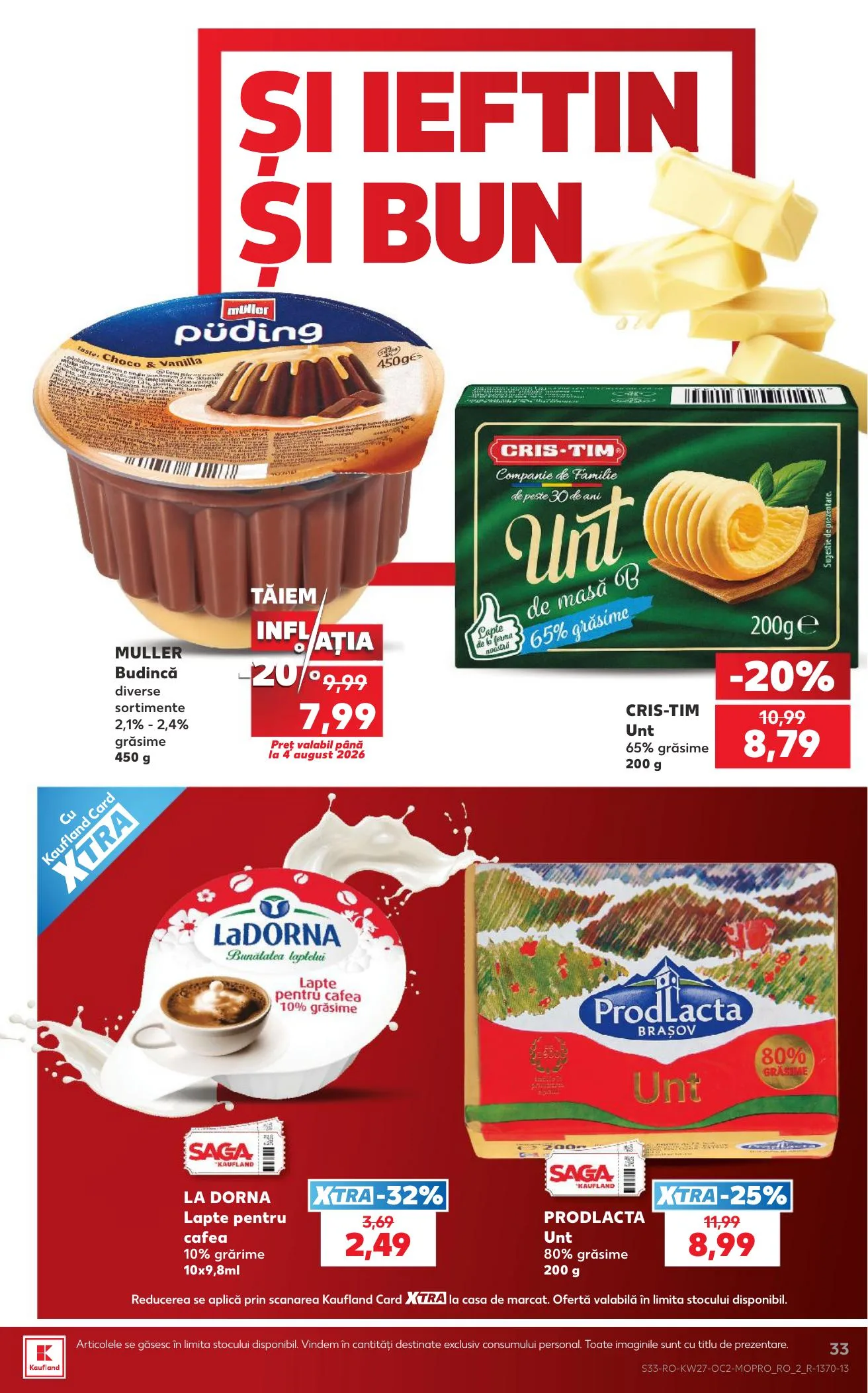 Kaufland akciós újság Románia 07.01–07.07 – 33. oldal