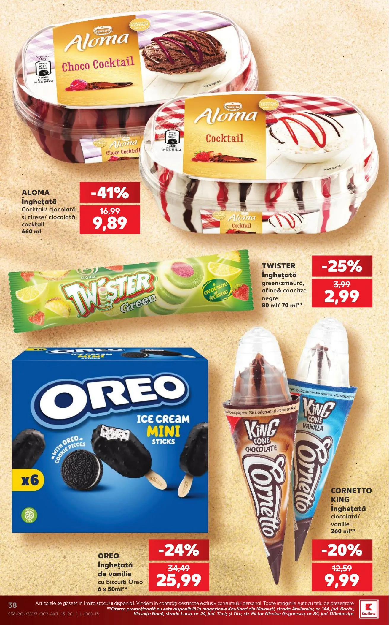 Kaufland akciós újság Románia 07.01–07.07 – 38. oldal