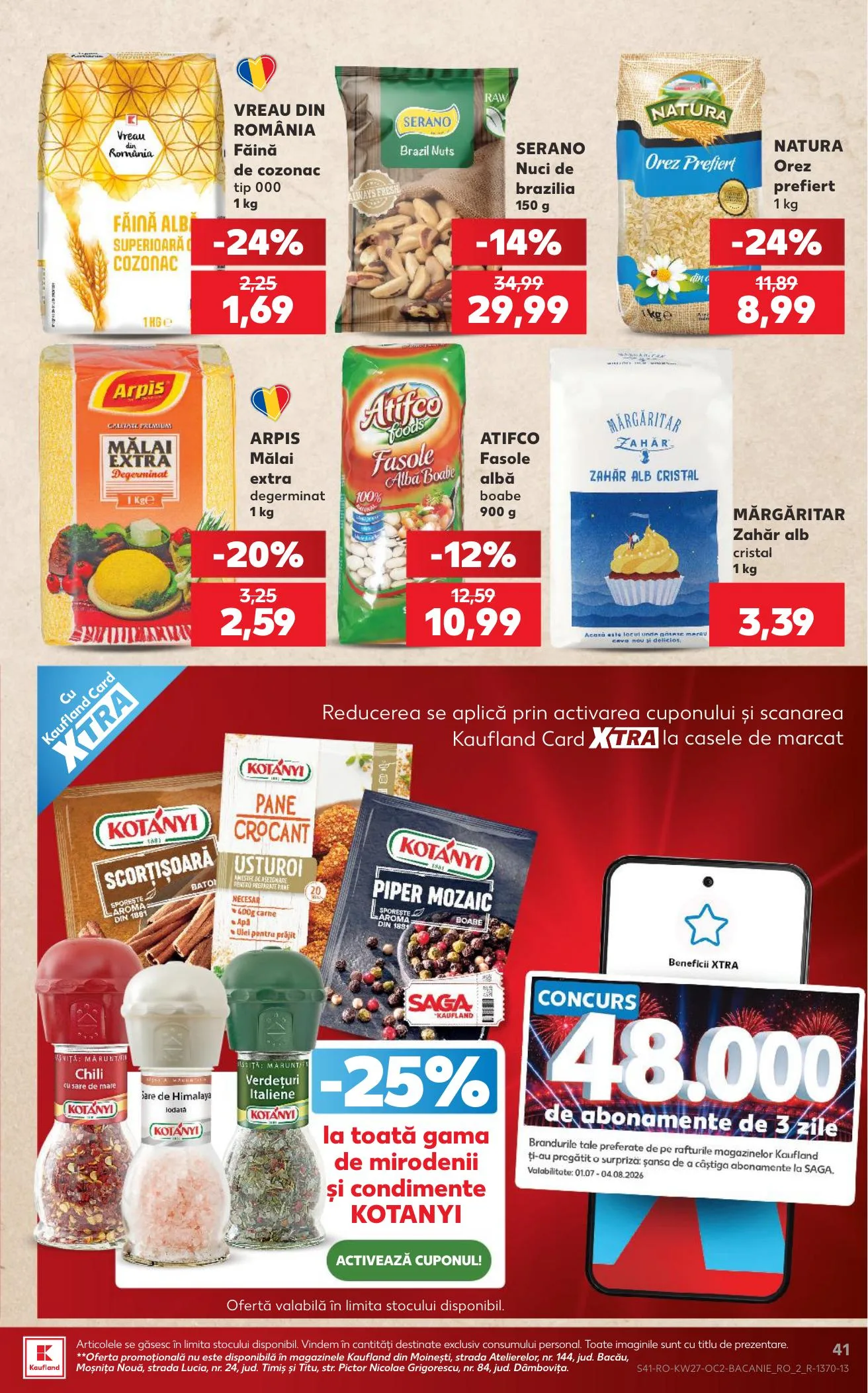 Kaufland akciós újság Románia 07.01–07.07 – 41. oldal