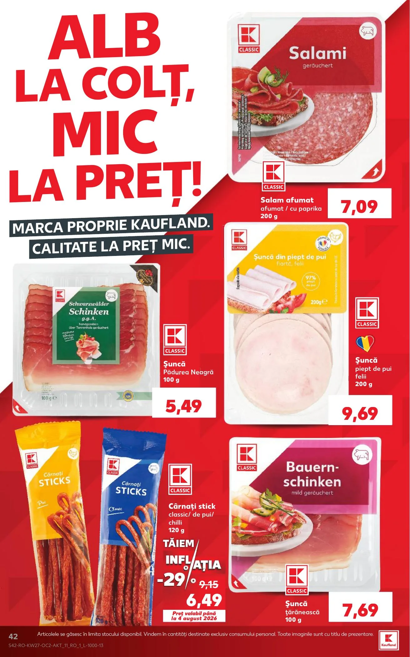 Kaufland akciós újság Románia 07.01–07.07 – 42. oldal