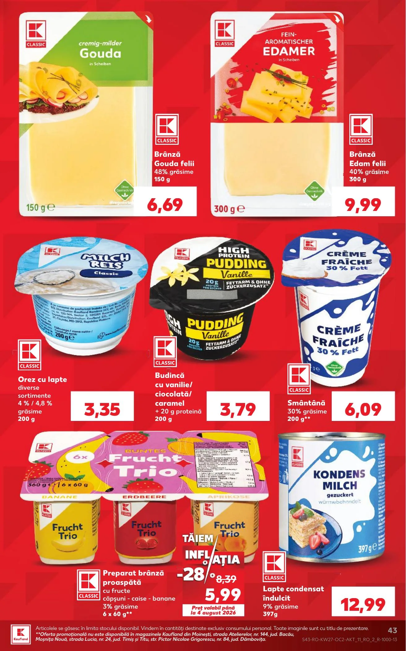 Kaufland akciós újság Románia 07.01–07.07 – 43. oldal