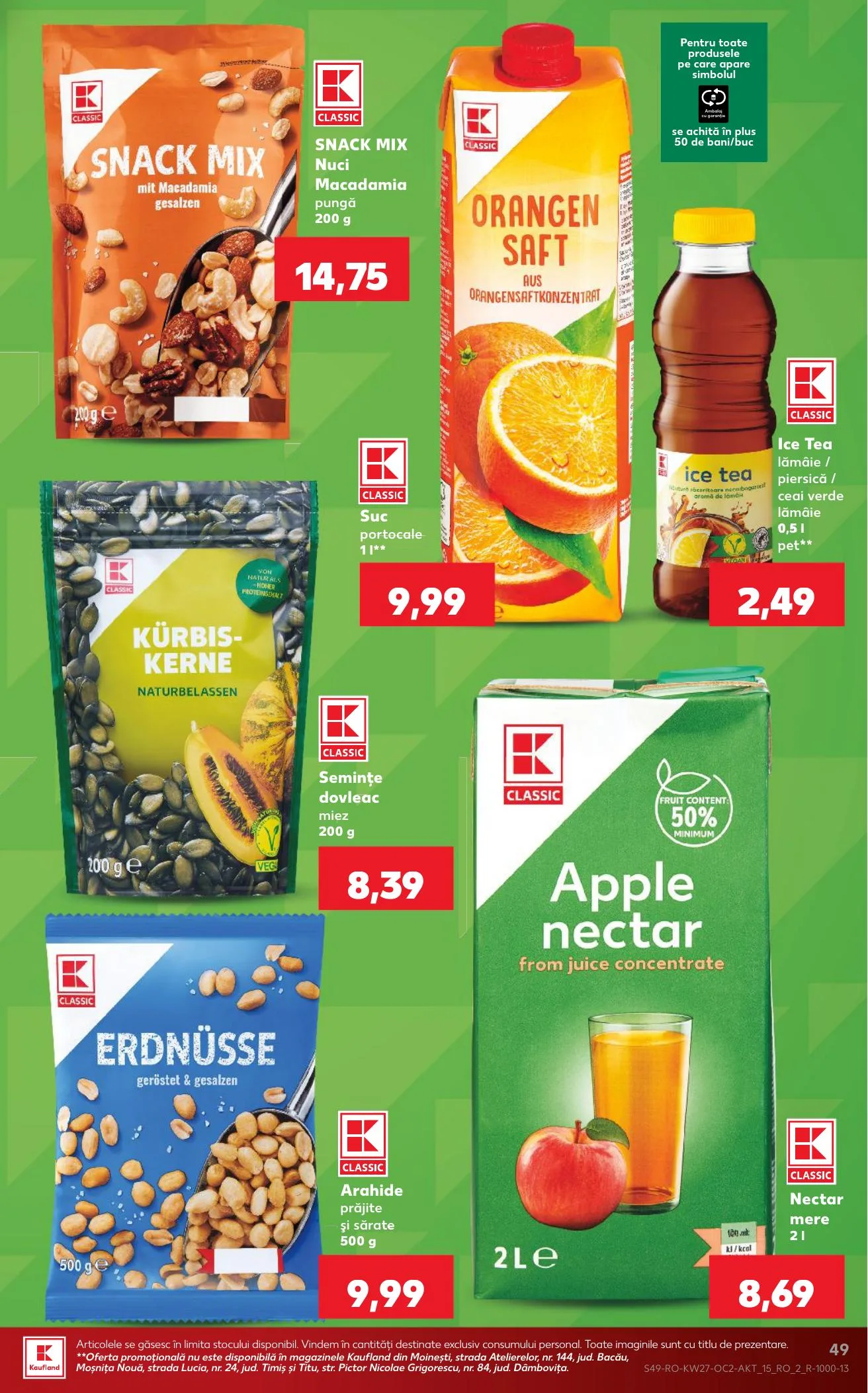 Kaufland akciós újság Románia 07.01–07.07 – 49. oldal