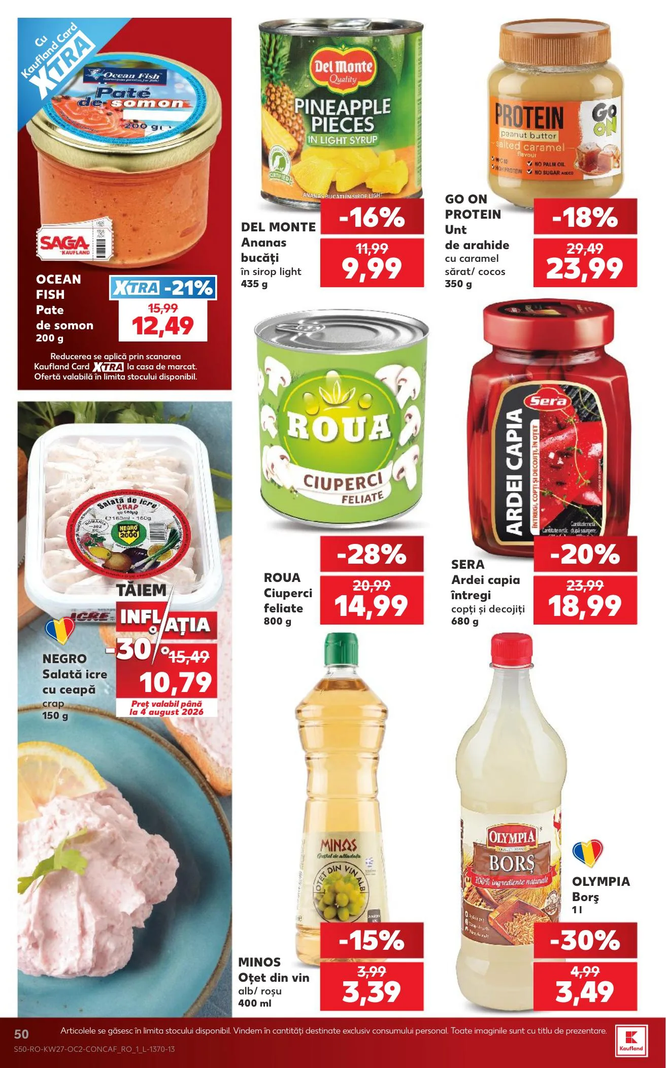 Kaufland akciós újság Románia 07.01–07.07 – 50. oldal