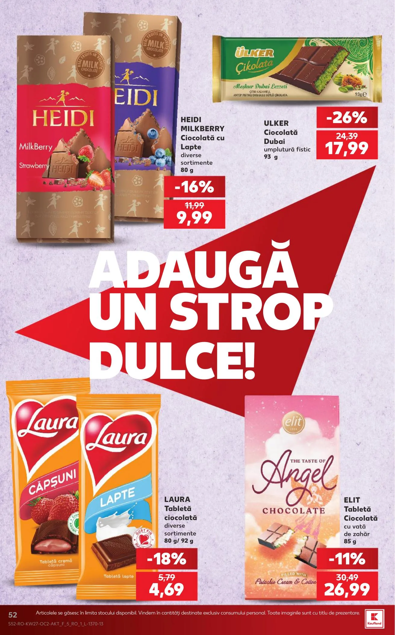 Kaufland akciós újság Románia 07.01–07.07 – 52. oldal