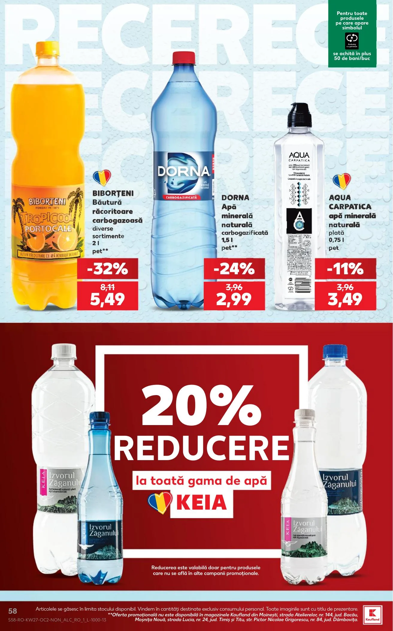 Kaufland akciós újság Románia 07.01–07.07 – 58. oldal