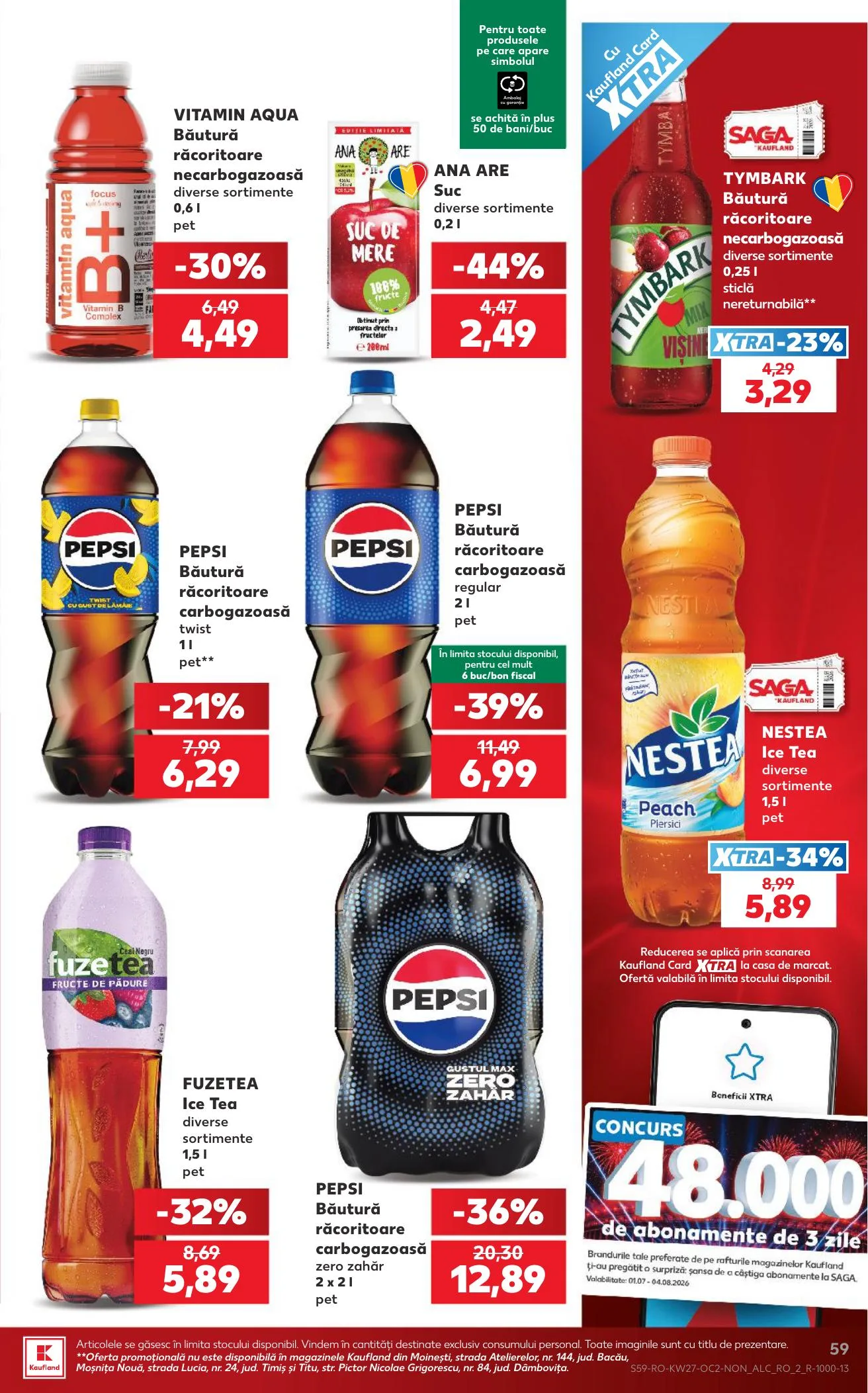 Kaufland akciós újság Románia 07.01–07.07 – 59. oldal