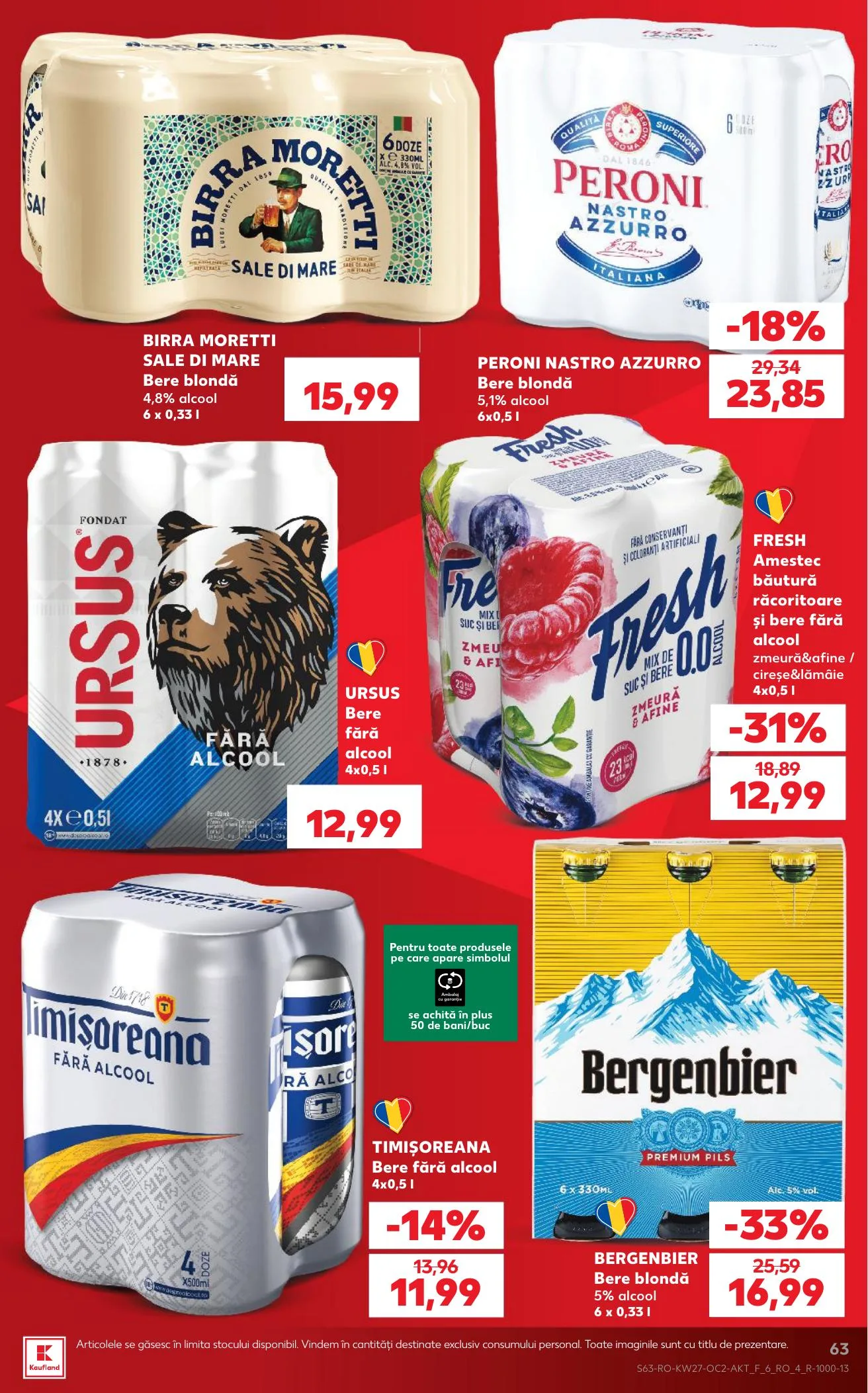 Kaufland akciós újság Románia 07.01–07.07 – 63. oldal