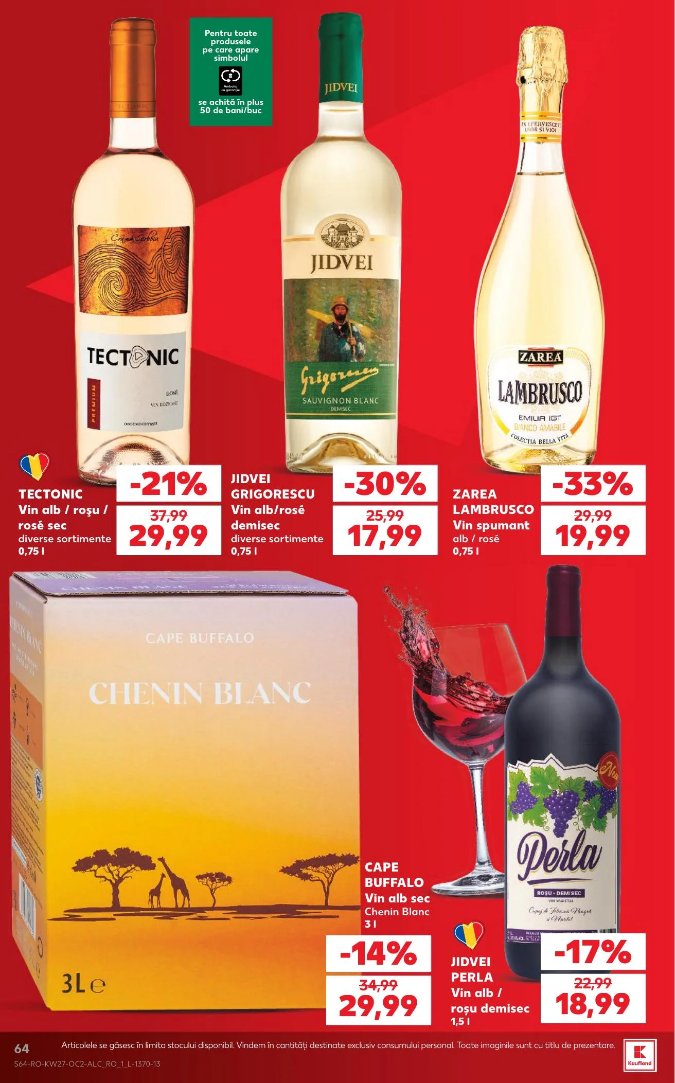 Kaufland akciós újság Románia 07.01–07.07 – 64. oldal