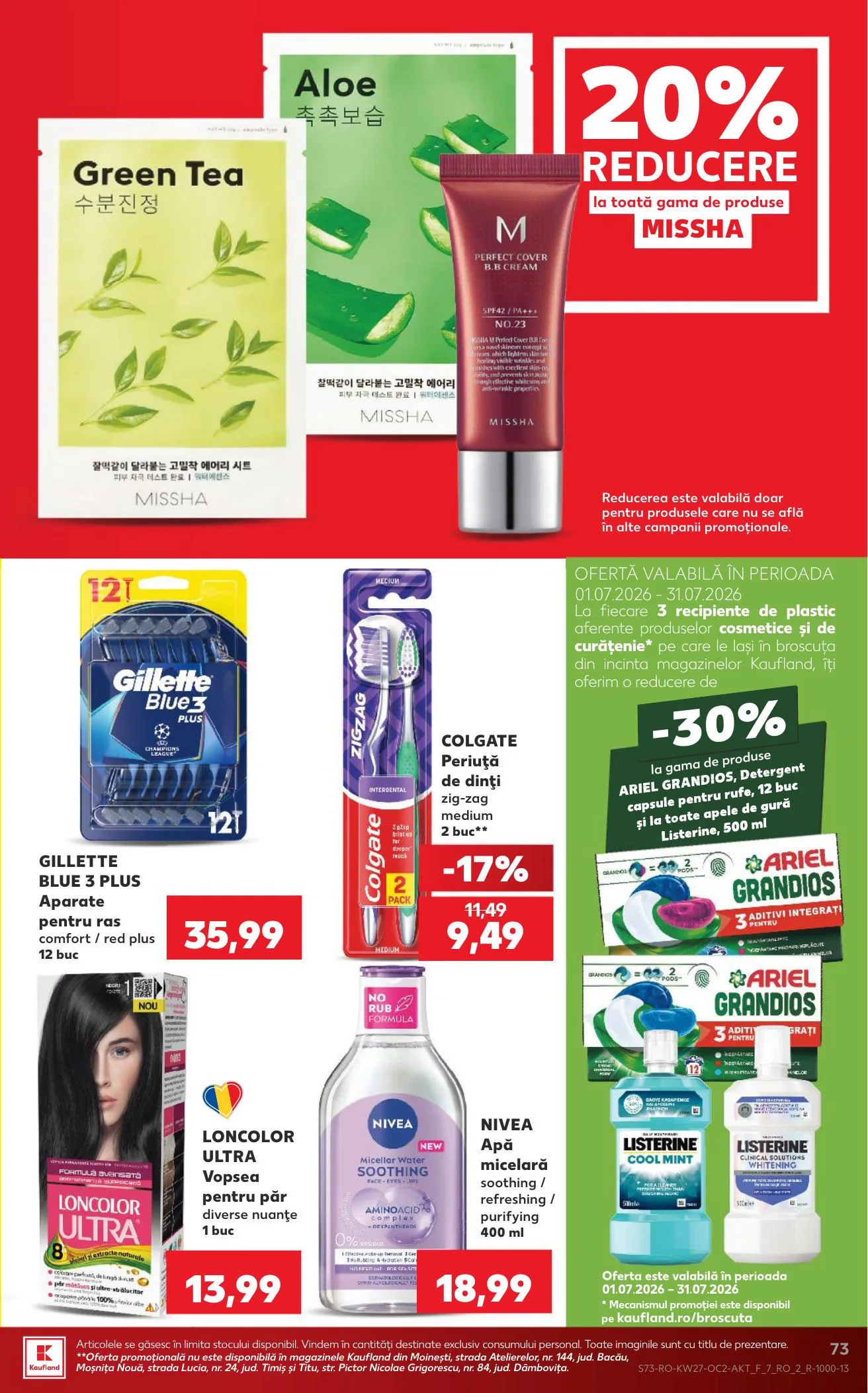 Kaufland akciós újság Románia 07.01–07.07 – 73. oldal