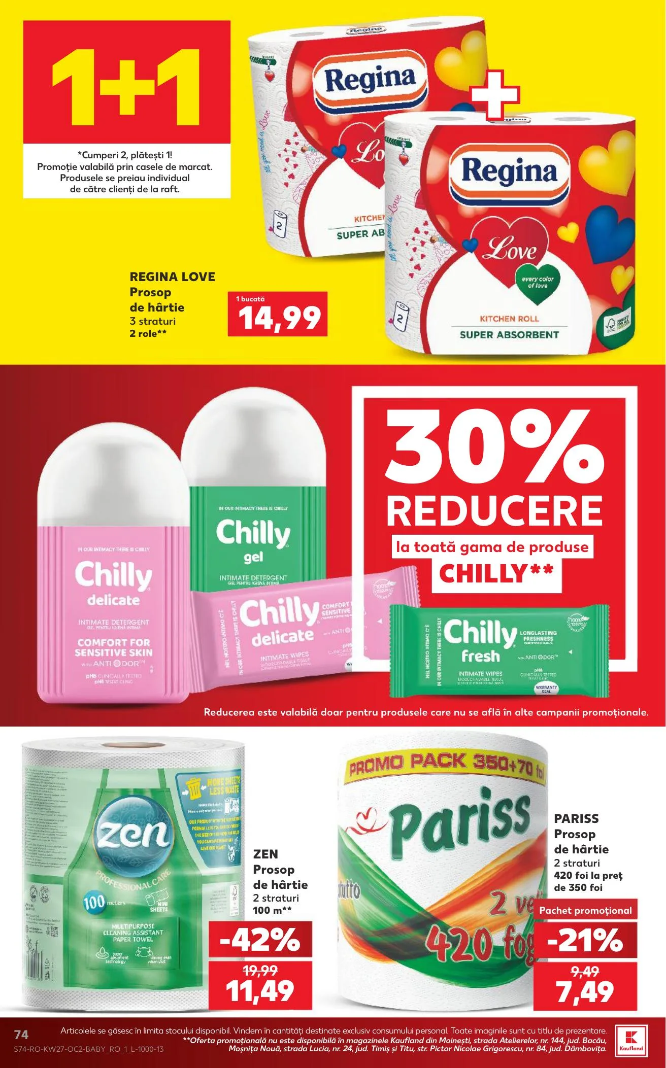 Kaufland akciós újság Románia 07.01–07.07 – 74. oldal