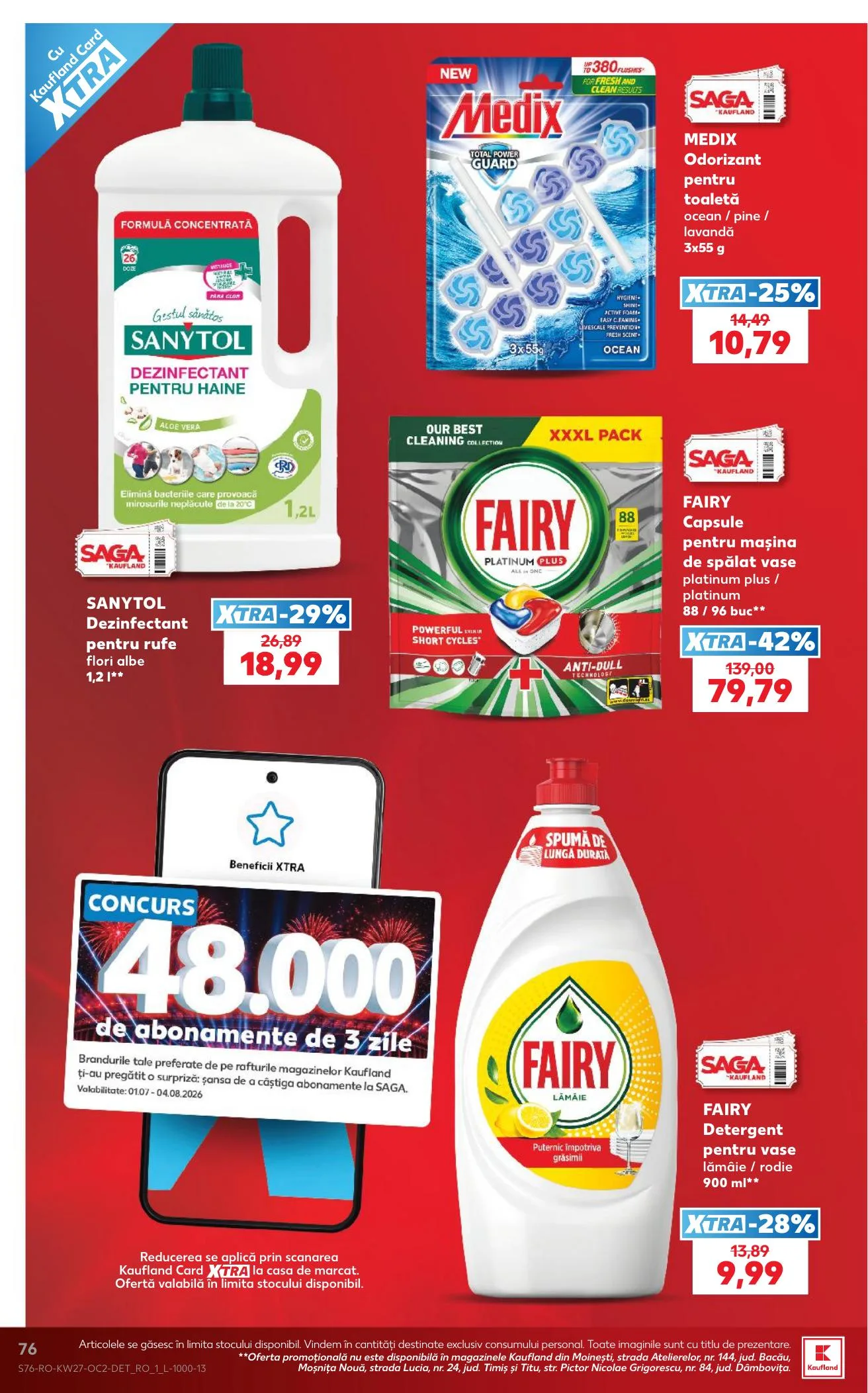 Kaufland akciós újság Románia 07.01–07.07 – 76. oldal