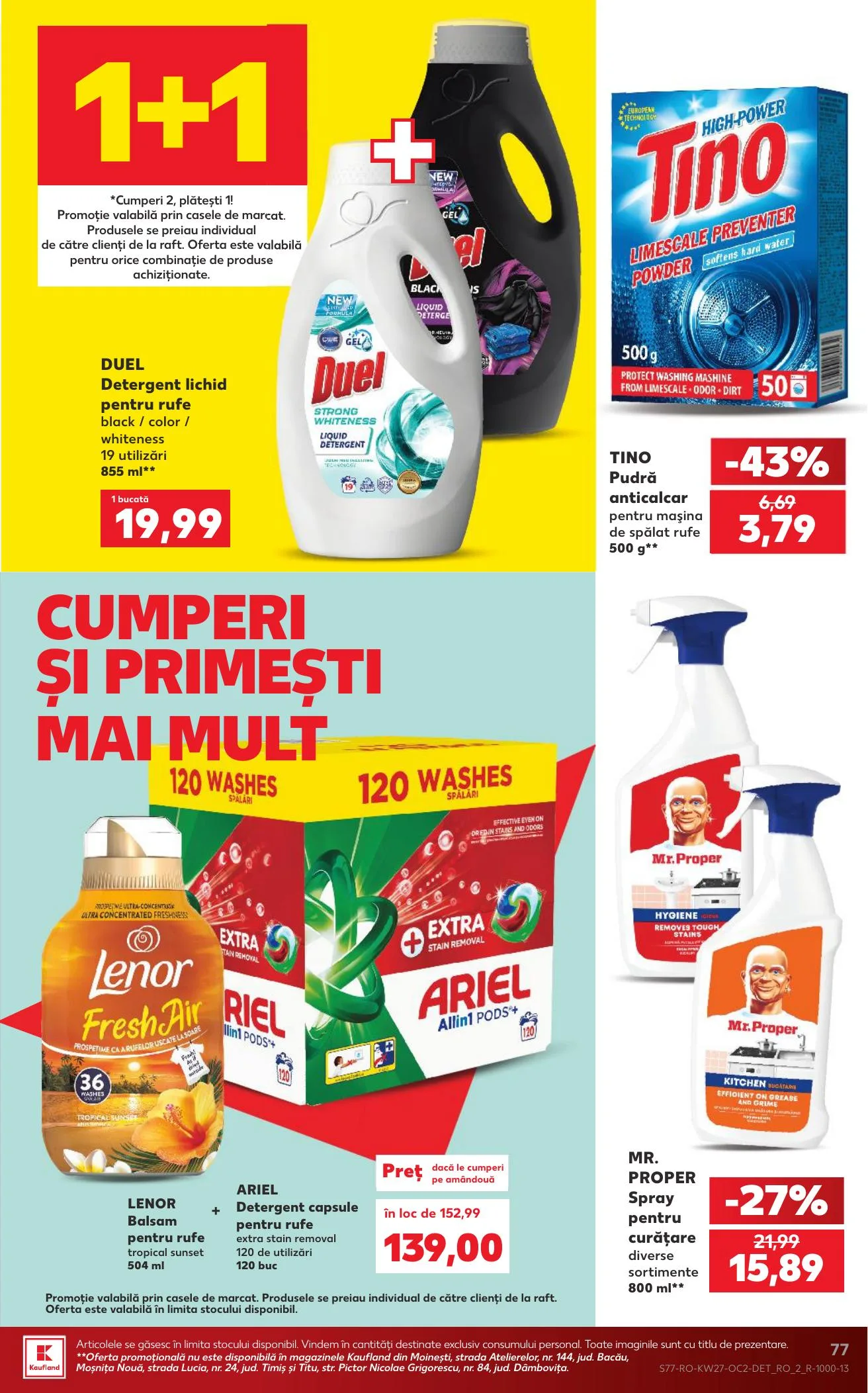 Kaufland akciós újság Románia 07.01–07.07 – 77. oldal