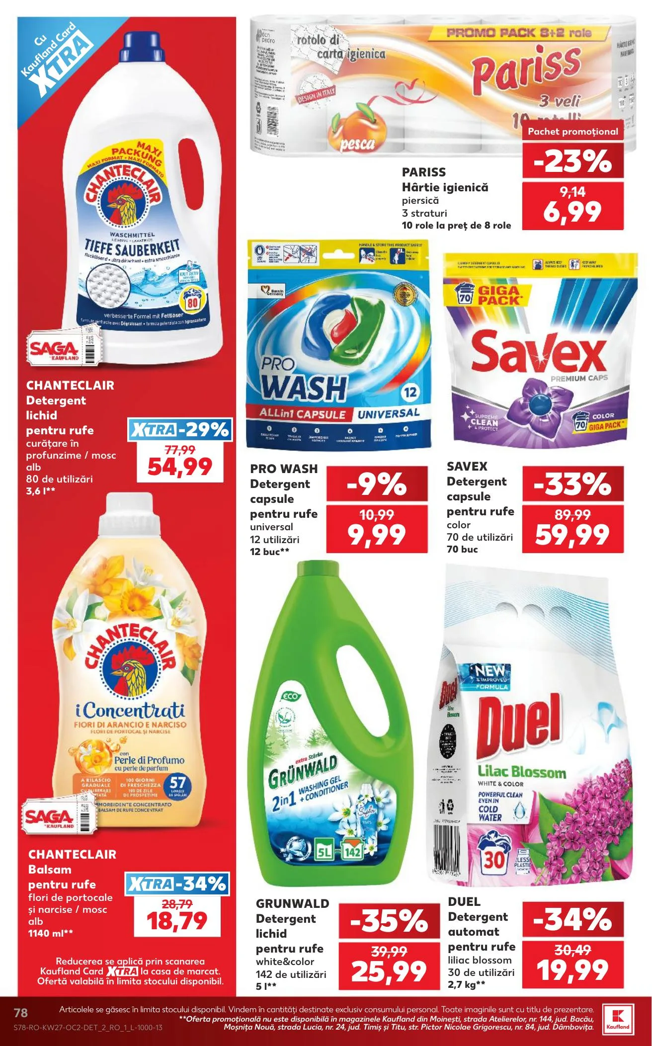 Kaufland akciós újság Románia 07.01–07.07 – 78. oldal