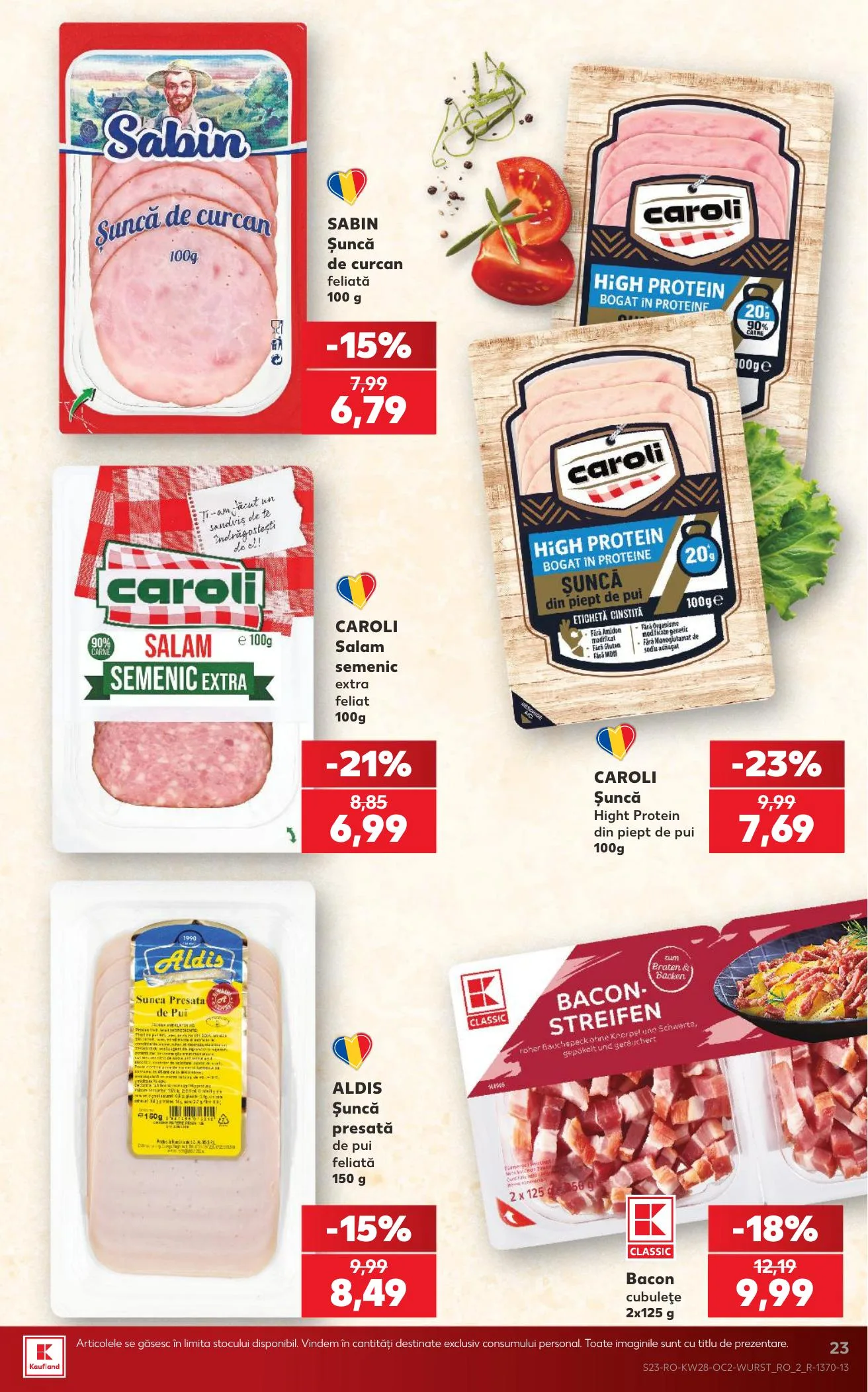 Kaufland akciós újság Románia 07.08–07.14 – 23. oldal