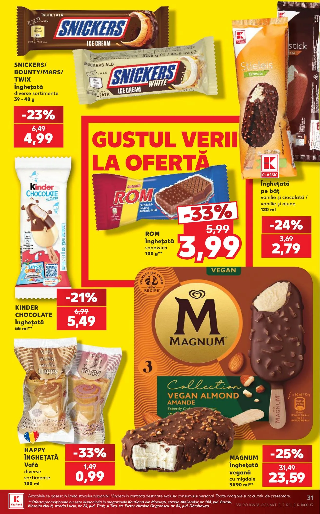Kaufland akciós újság Románia 07.08–07.14 – 31. oldal