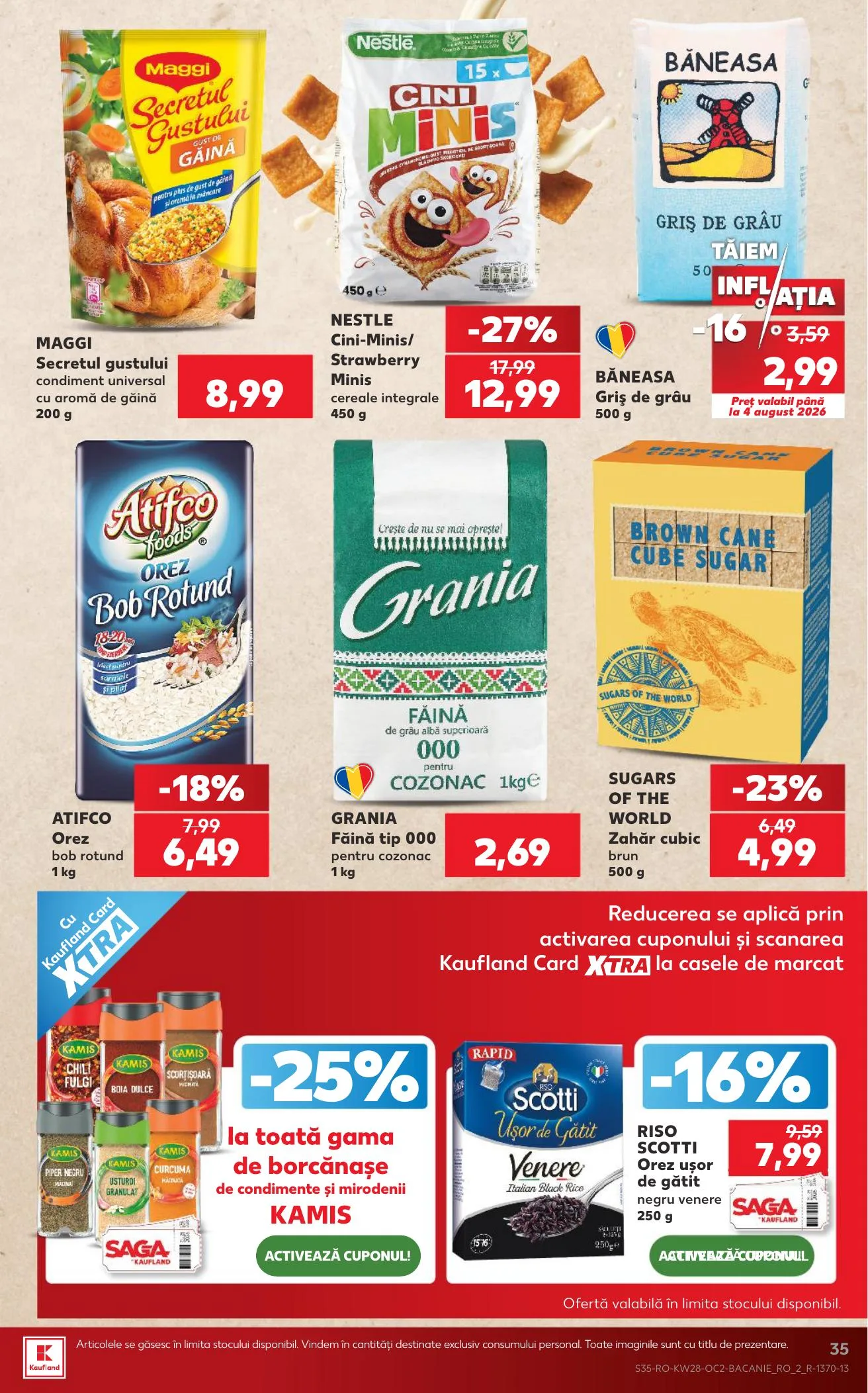 Kaufland akciós újság Románia 07.08–07.14 – 35. oldal