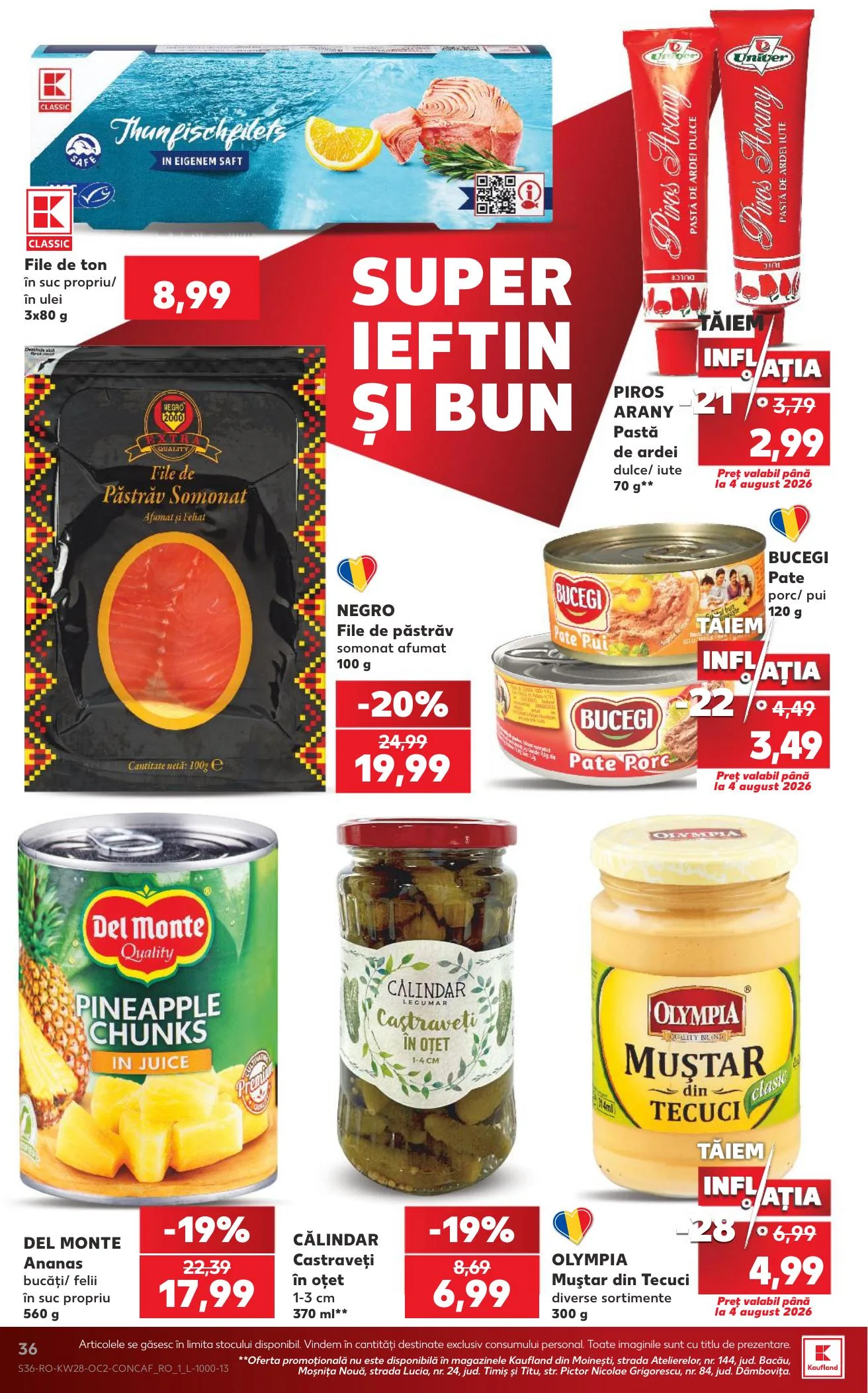 Kaufland akciós újság Románia 07.08–07.14 – 36. oldal