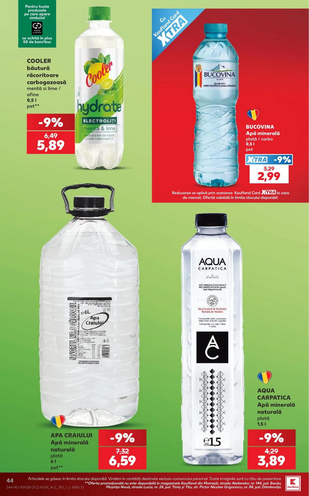 Kaufland akciós újság Románia 07.08–07.14 – 44. oldal