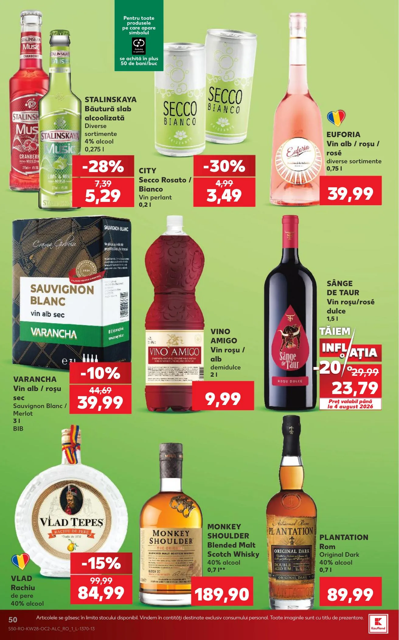 Kaufland akciós újság Románia 07.08–07.14 – 50. oldal