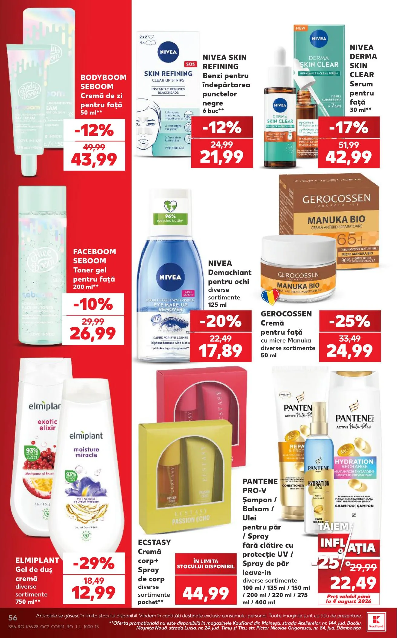 Kaufland akciós újság Románia 07.08–07.14 – 56. oldal