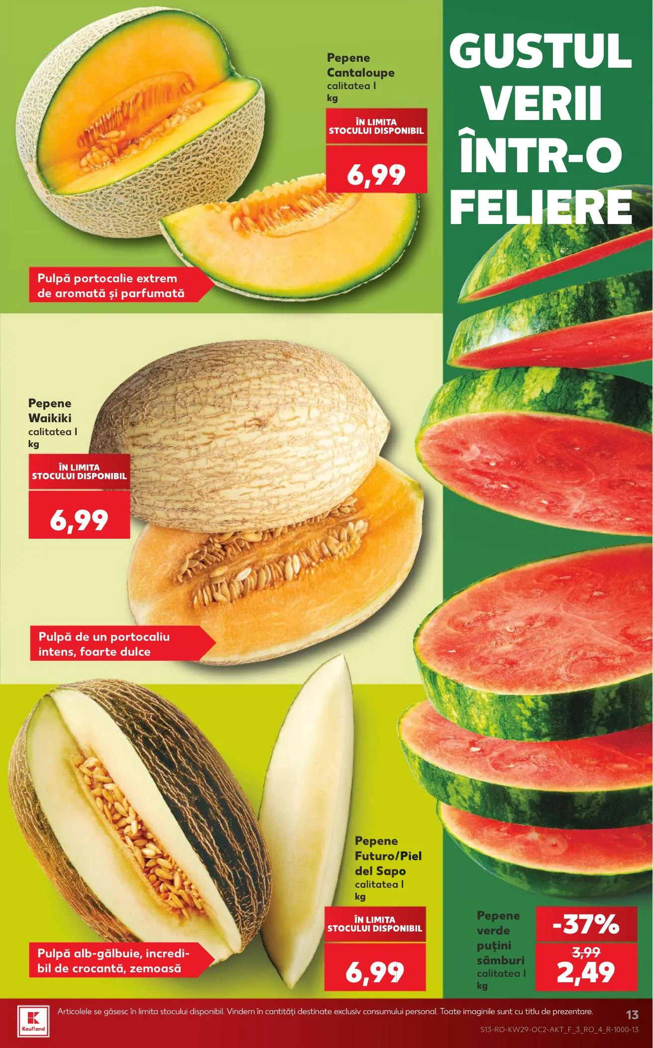 Kaufland akciós újság Románia 07.15–07.21 – 13. oldal