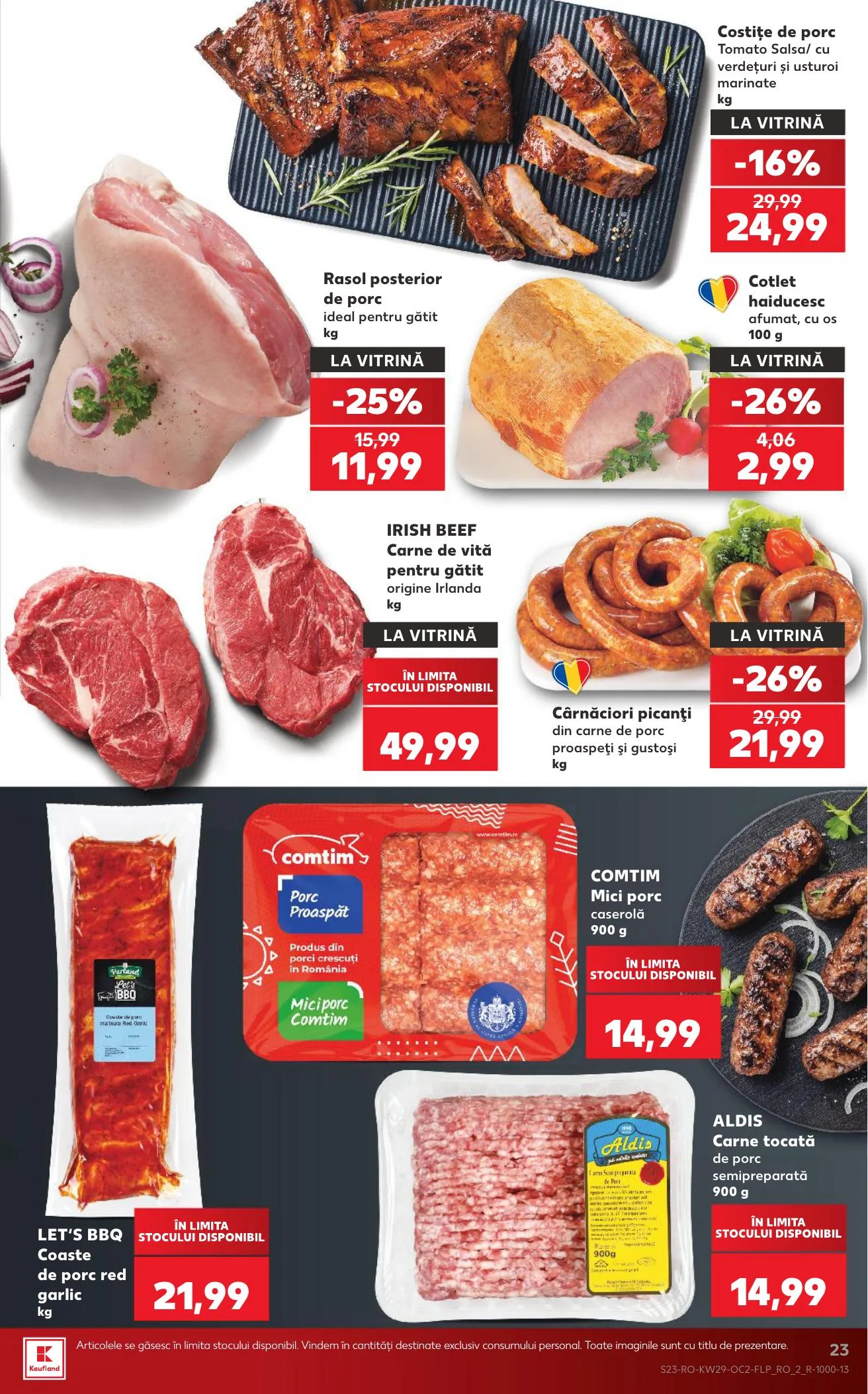 Kaufland akciós újság Románia 07.15–07.21 – 23. oldal