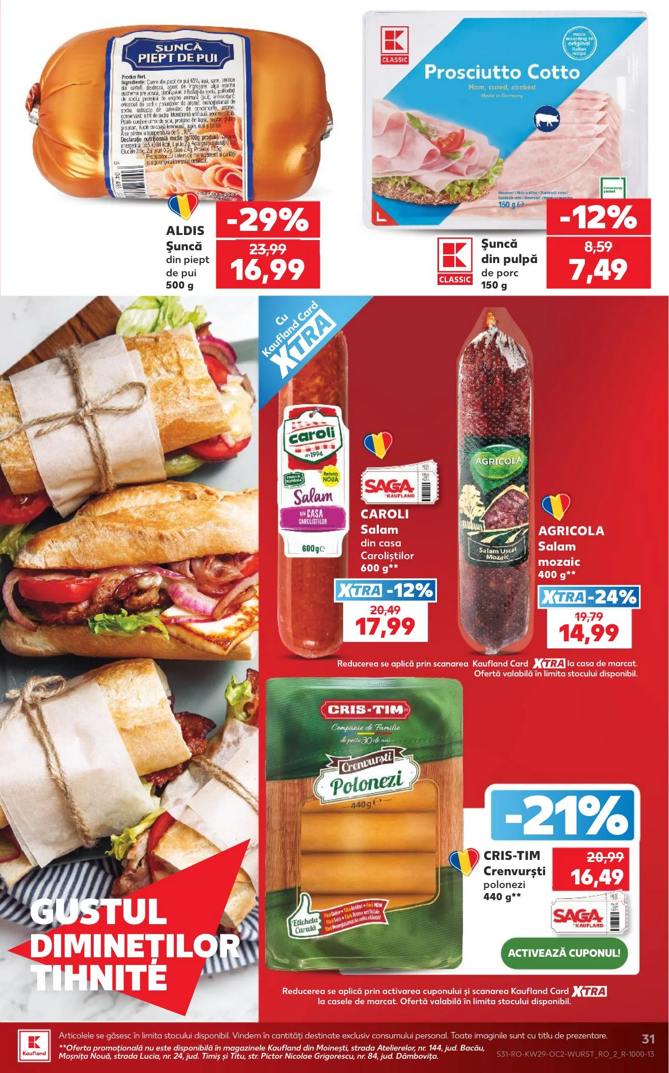 Kaufland akciós újság Románia 07.15–07.21 – 31. oldal