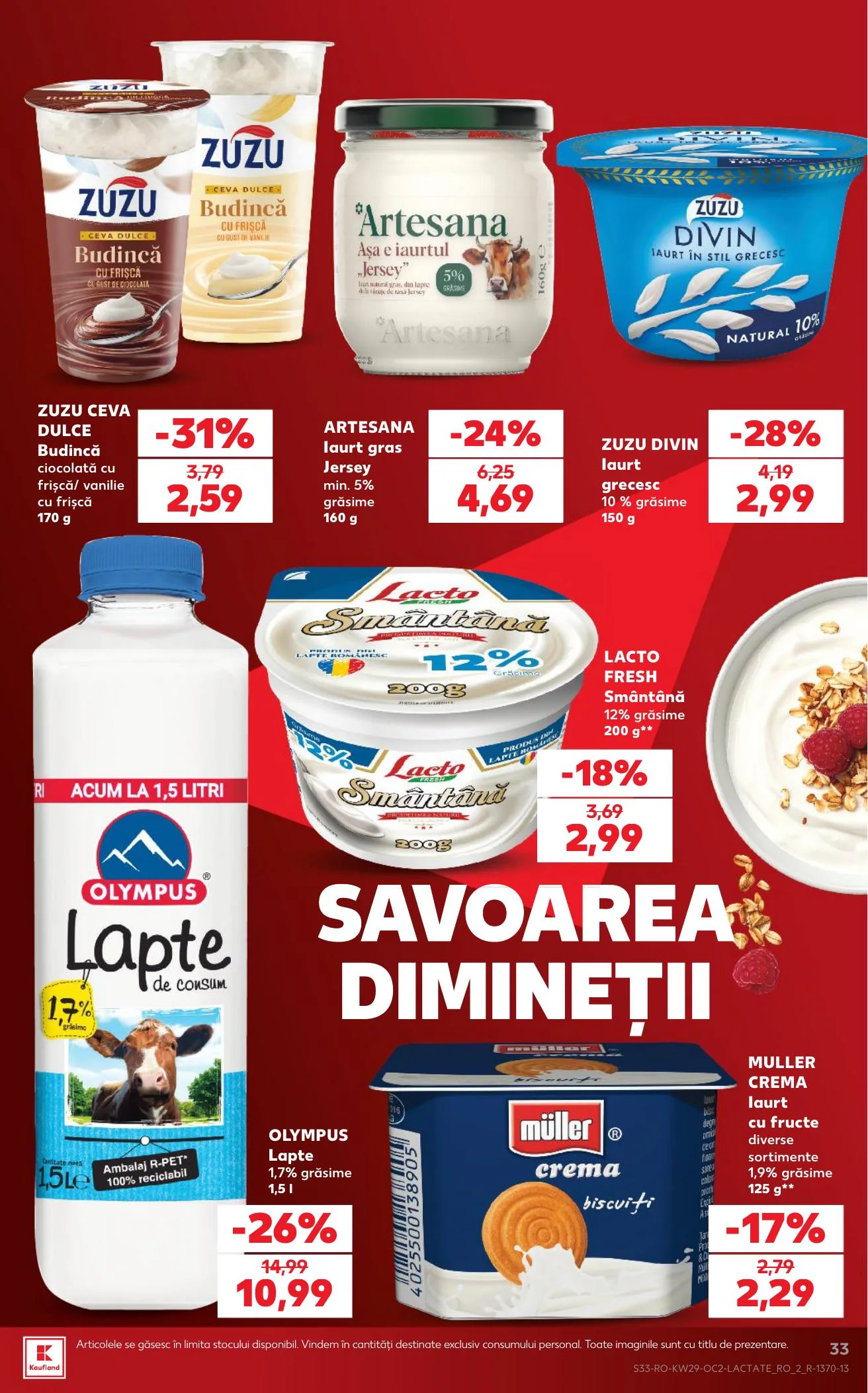 Kaufland akciós újság Románia 07.15–07.21 – 33. oldal