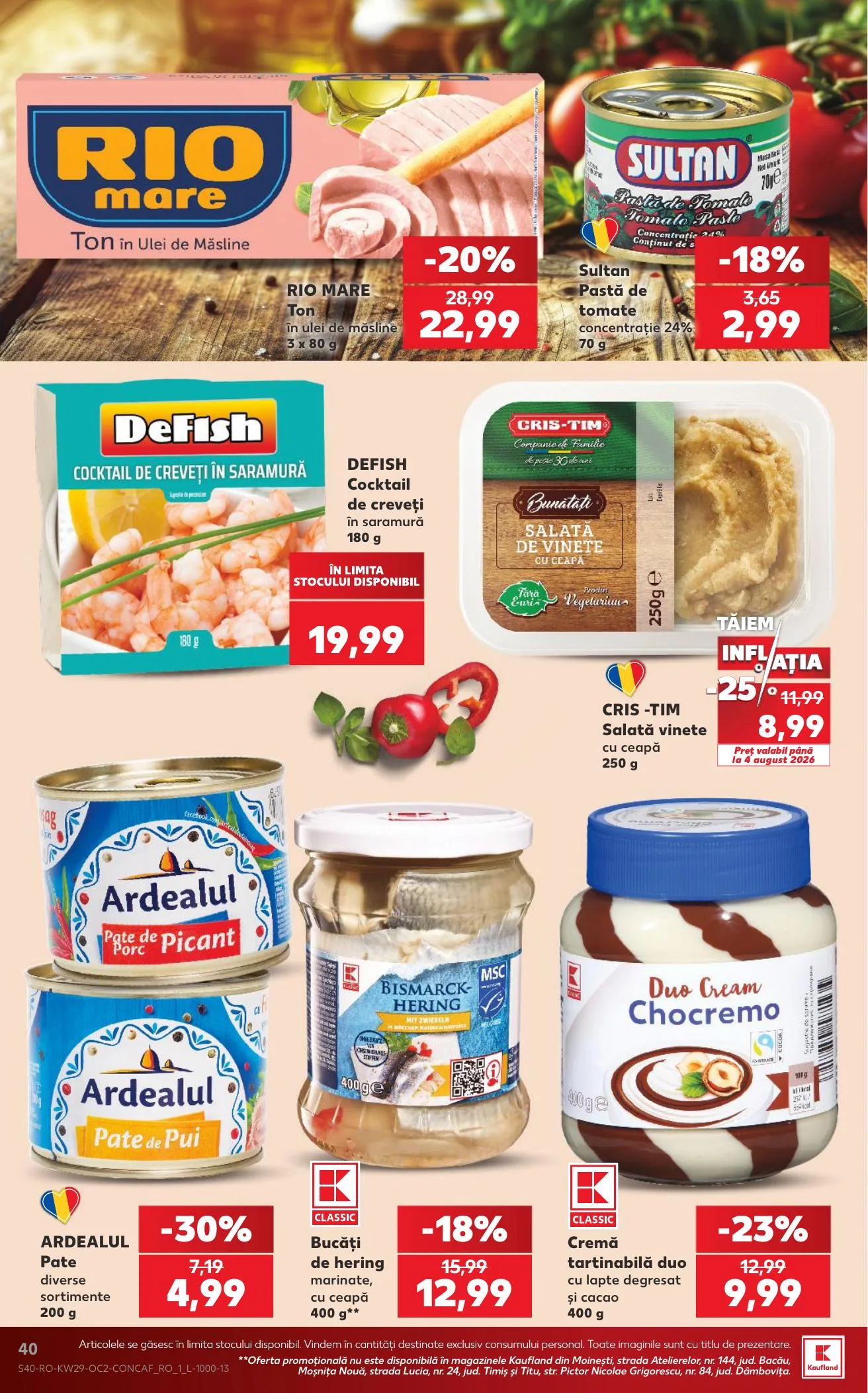 Kaufland akciós újság Románia 07.15–07.21 – 40. oldal