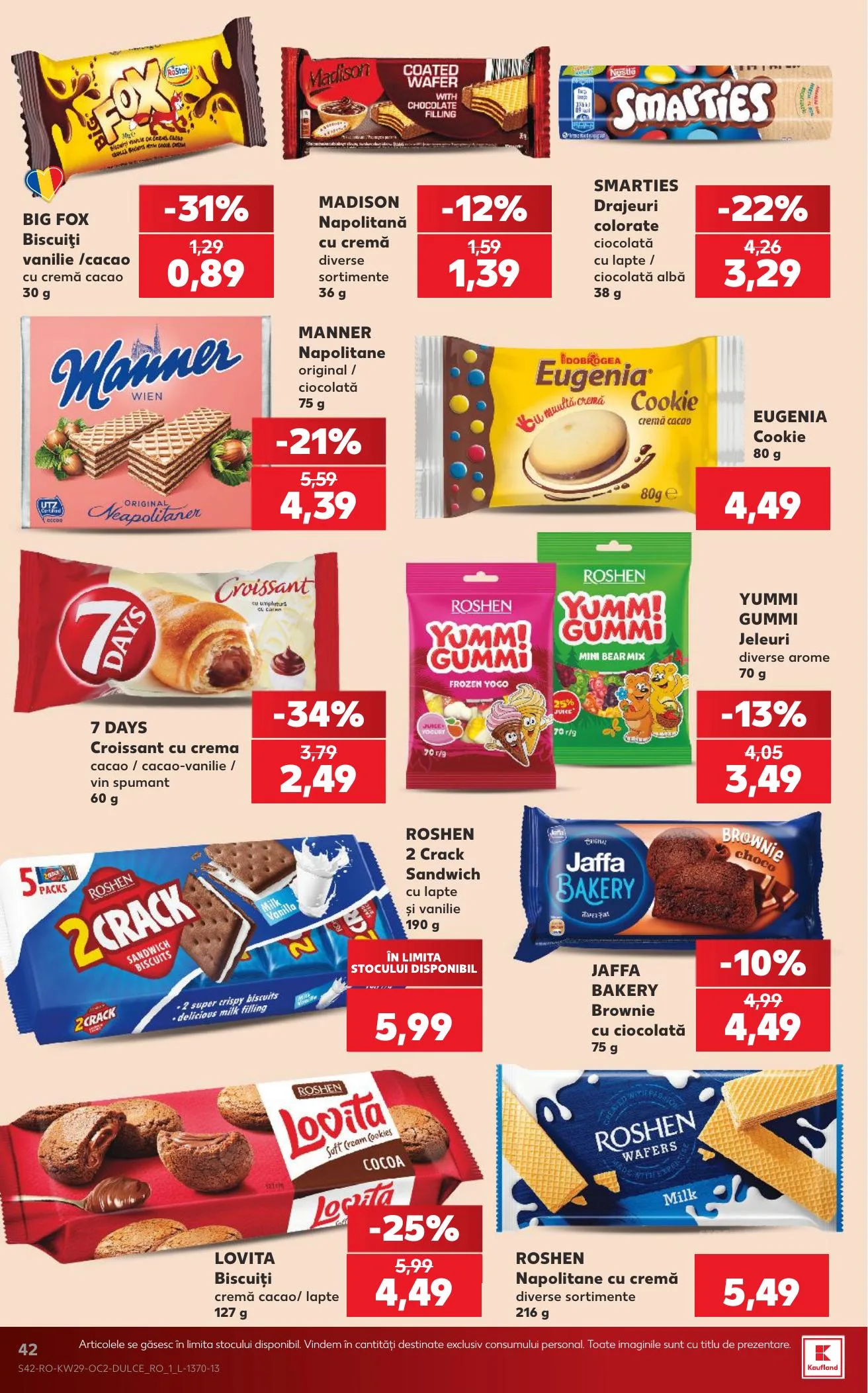 Kaufland akciós újság Románia 07.15–07.21 – 42. oldal