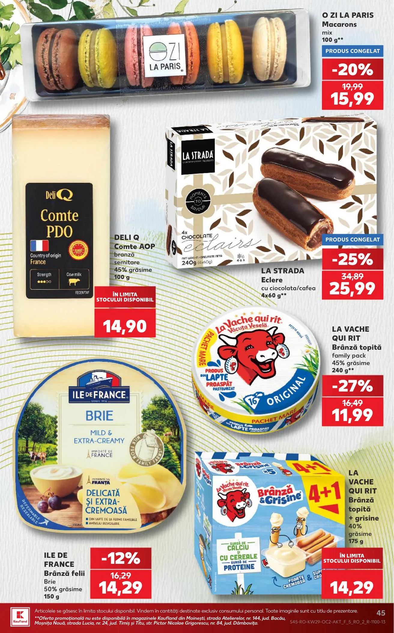 Kaufland akciós újság Románia 07.15–07.21 – 45. oldal