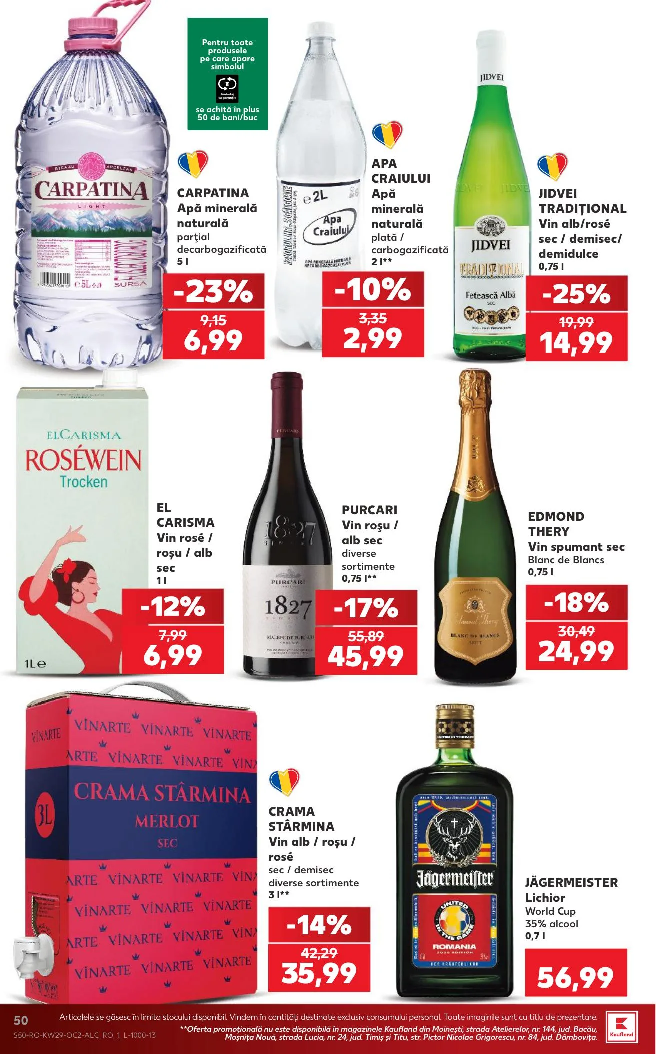 Kaufland akciós újság Románia 07.15–07.21 – 50. oldal