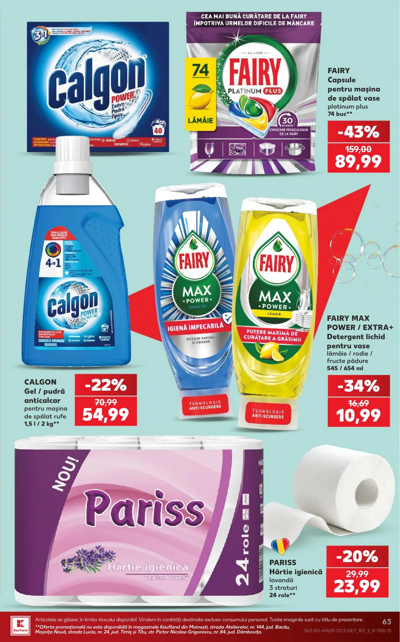 Kaufland akciós újság Románia 07.15–07.21 – 63. oldal