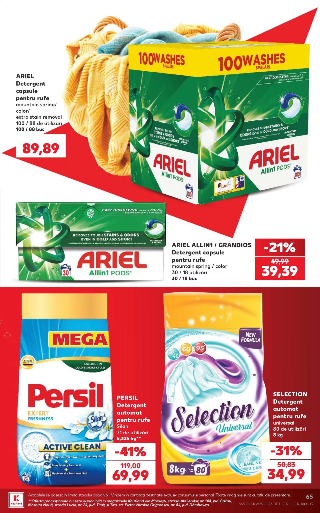 Kaufland akciós újság Románia 07.15–07.21 – 65. oldal