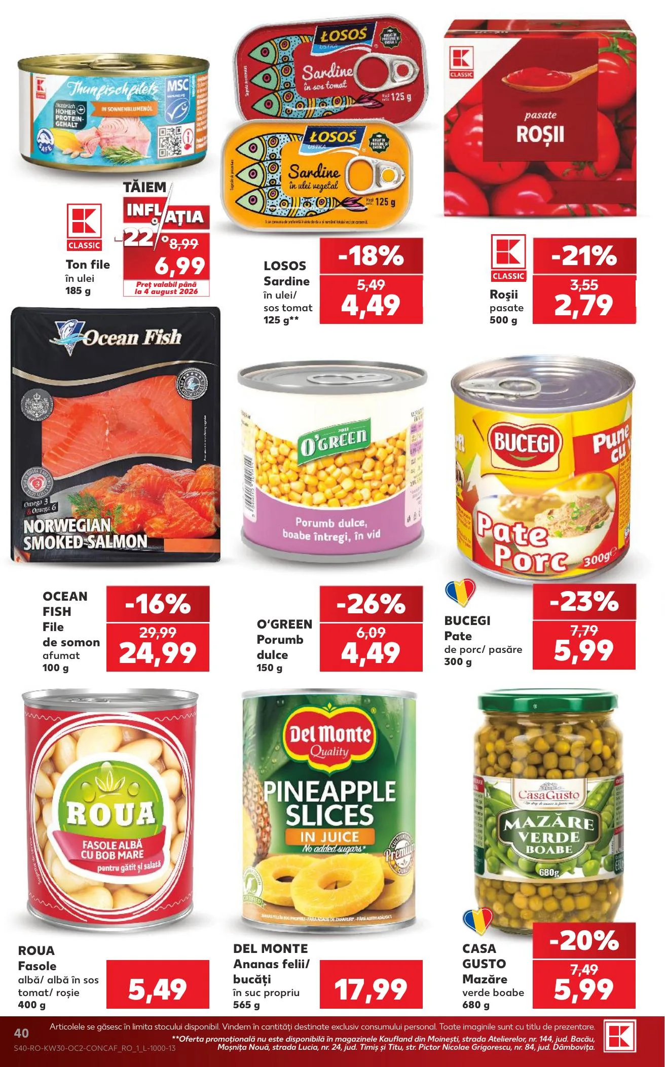 Kaufland akciós újság Románia 07.22–07.28 – 40. oldal