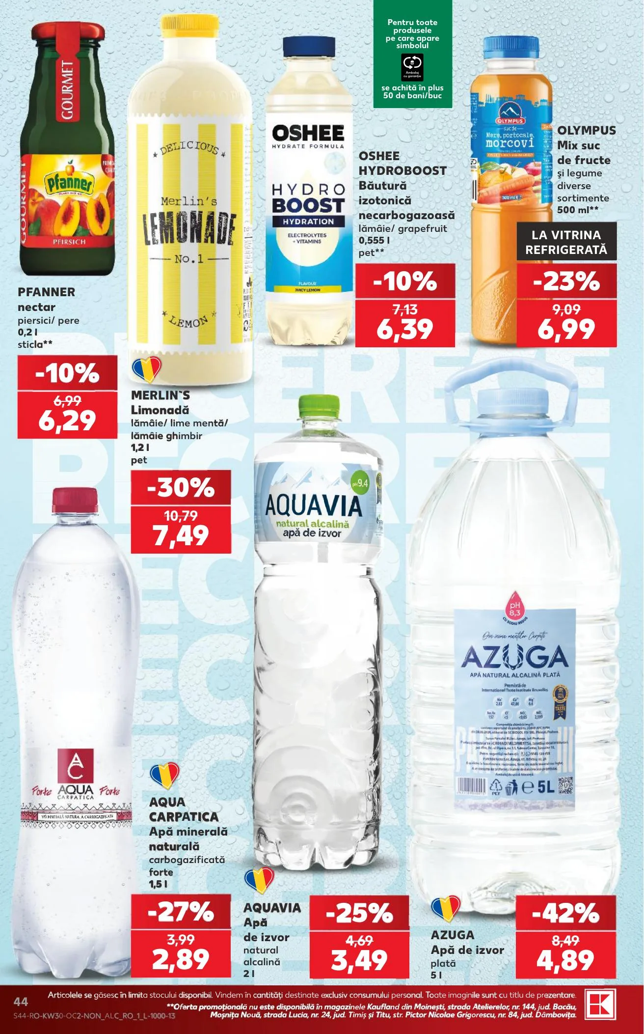 Kaufland akciós újság Románia 07.22–07.28 – 44. oldal