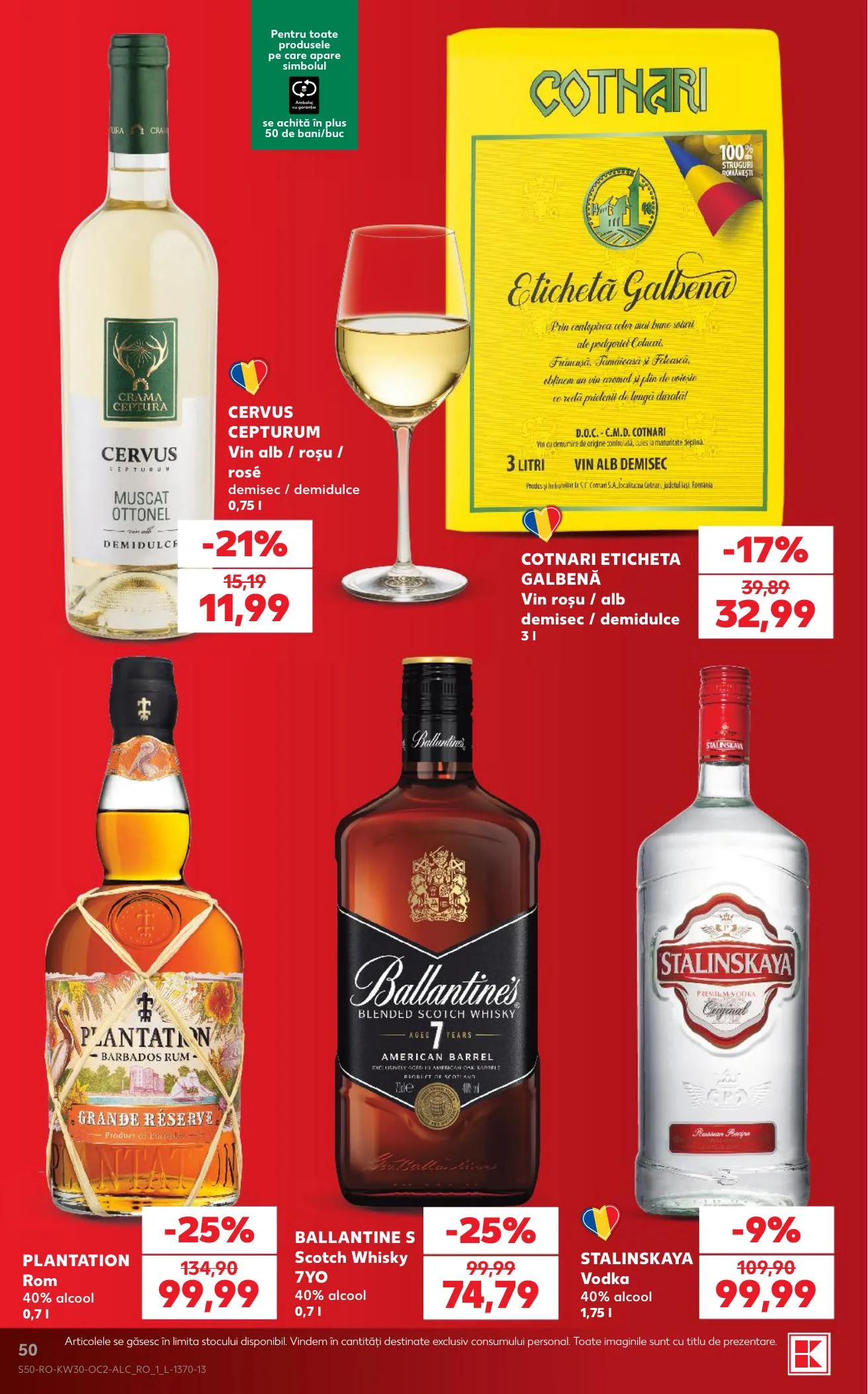 Kaufland akciós újság Románia 07.22–07.28 – 50. oldal