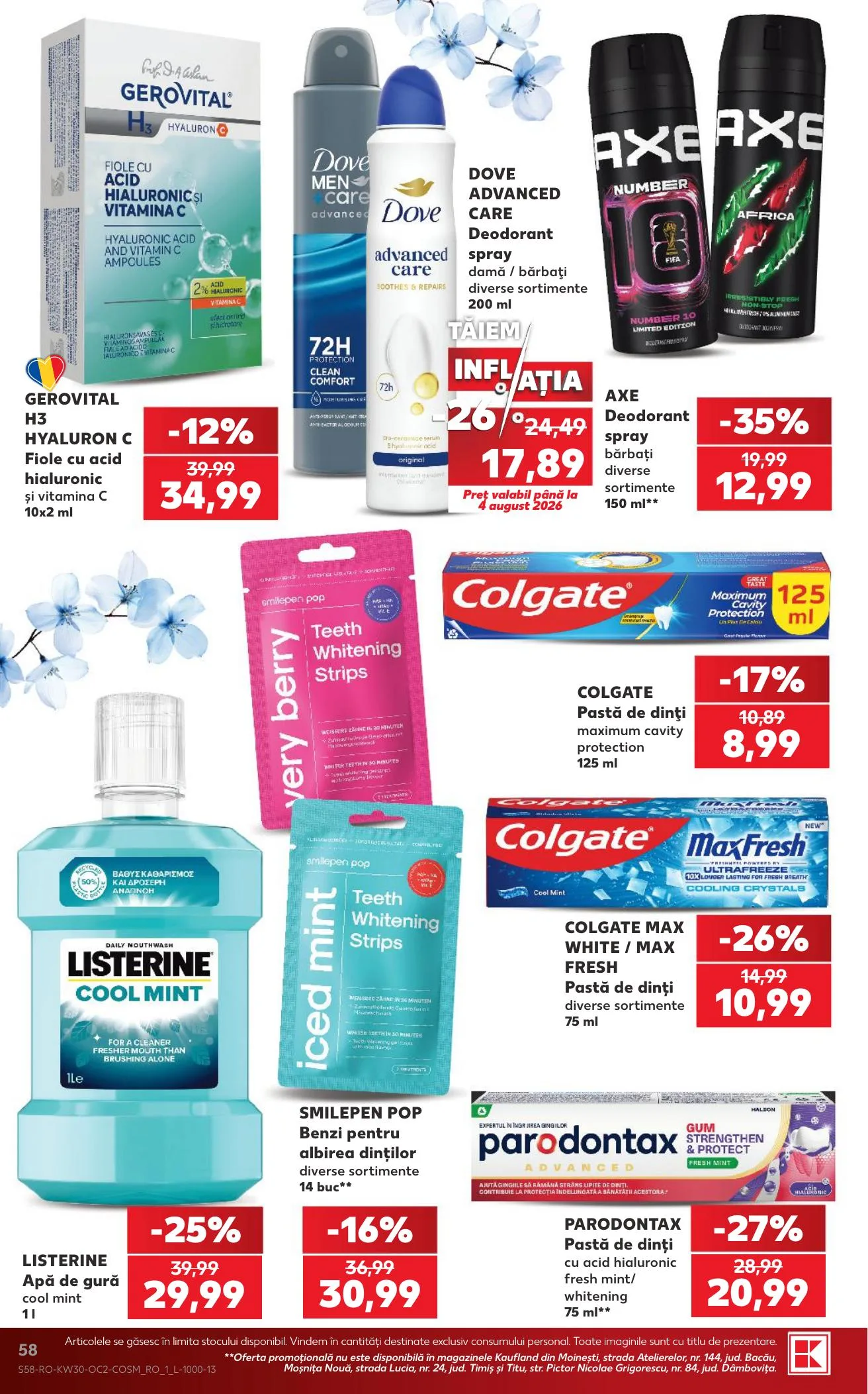 Kaufland akciós újság Románia 07.22–07.28 – 58. oldal