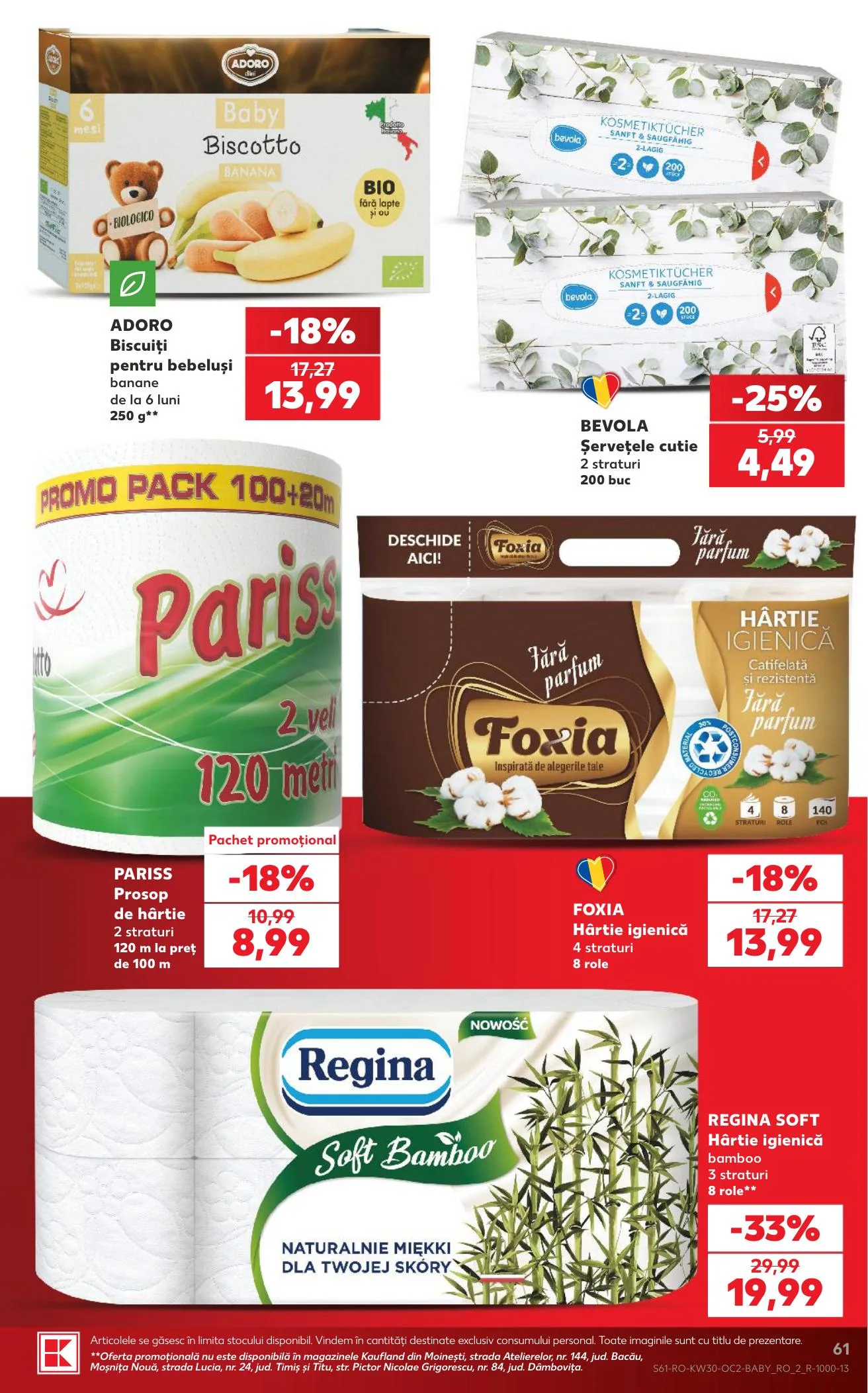 Kaufland akciós újság Románia 07.22–07.28 – 61. oldal