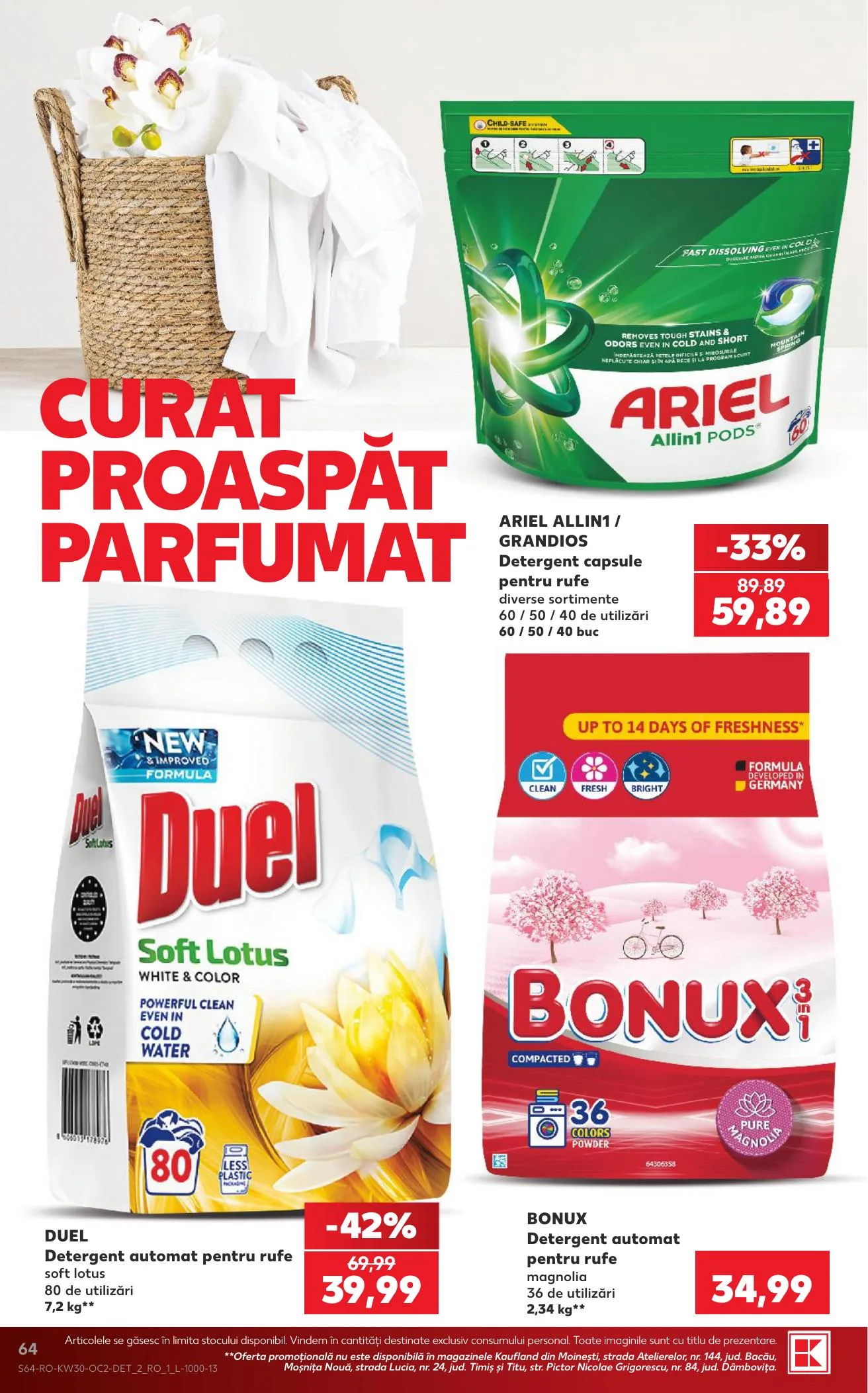 Kaufland akciós újság Románia 07.22–07.28 – 64. oldal