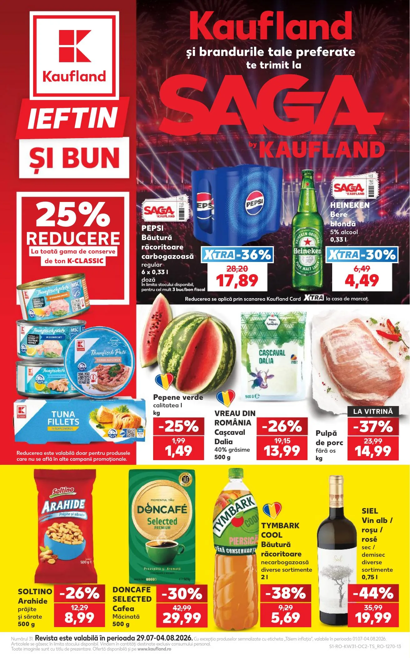 Kaufland akciós újság Románia 07.29–08.04