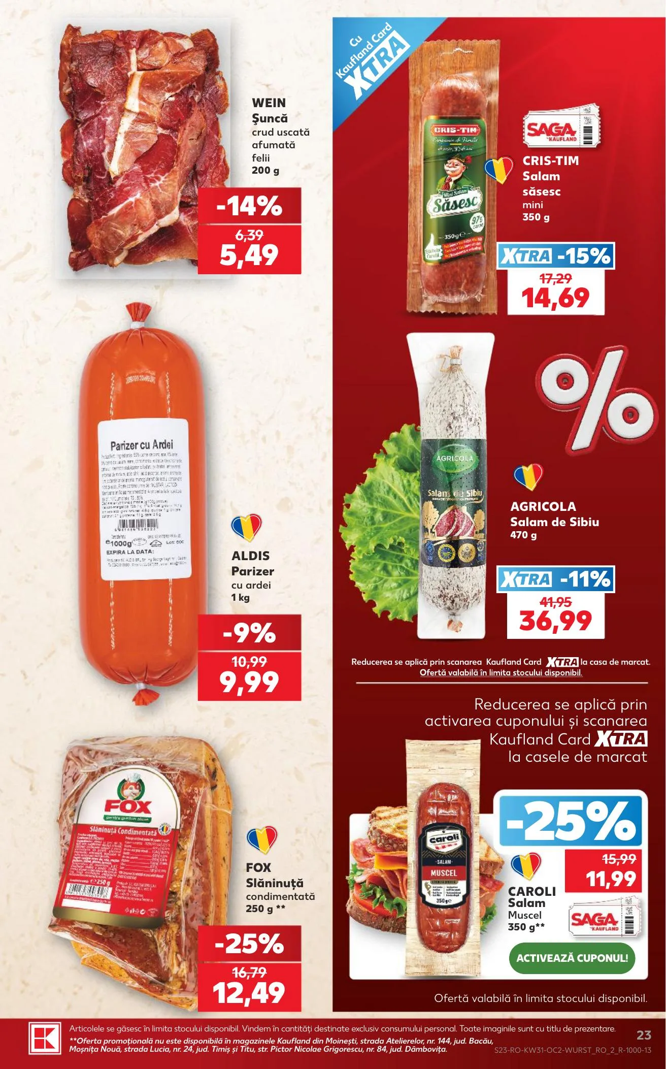 Kaufland akciós újság Románia 07.29–08.04 – 23. oldal