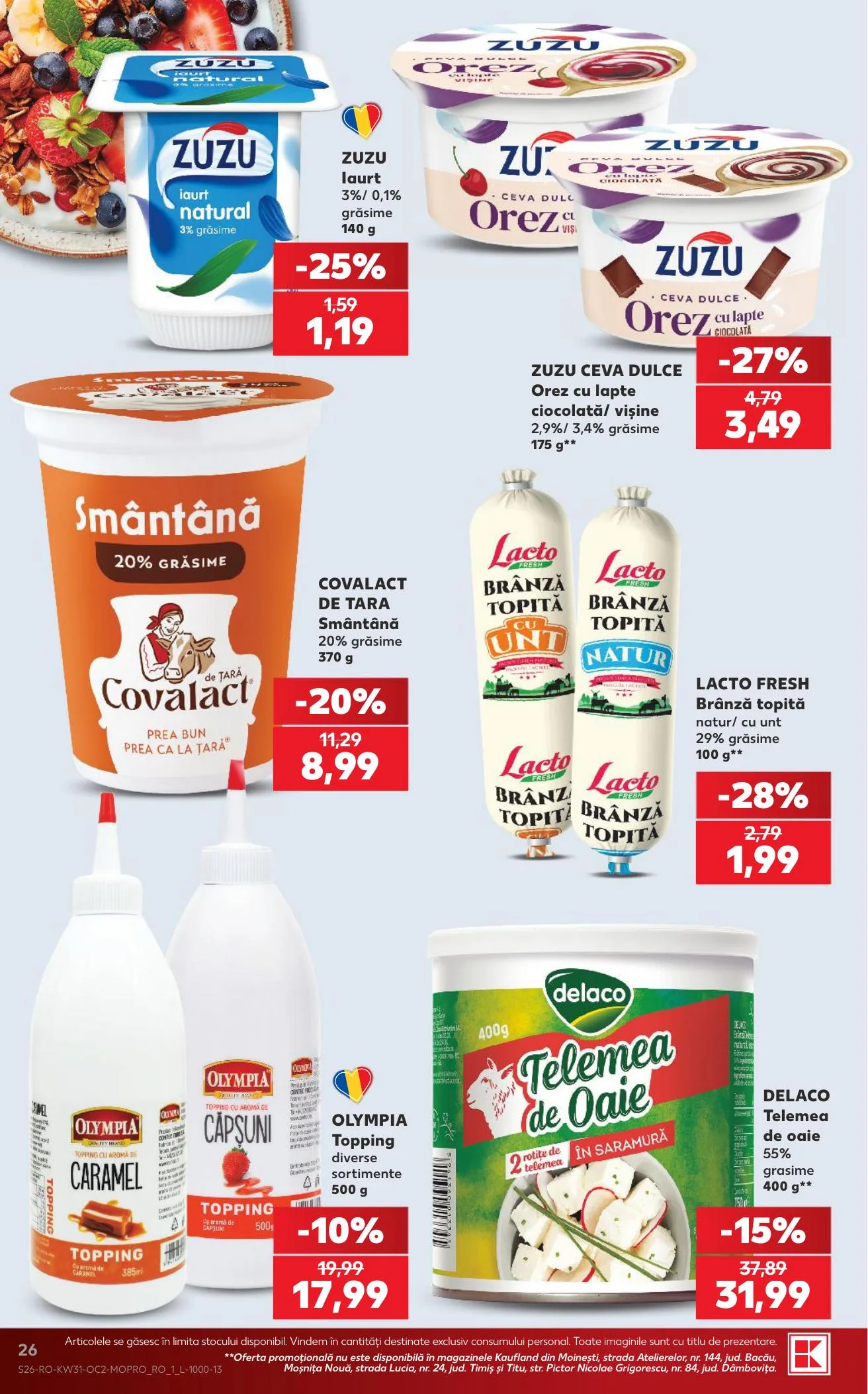 Kaufland akciós újság Románia 07.29–08.04 – 26. oldal