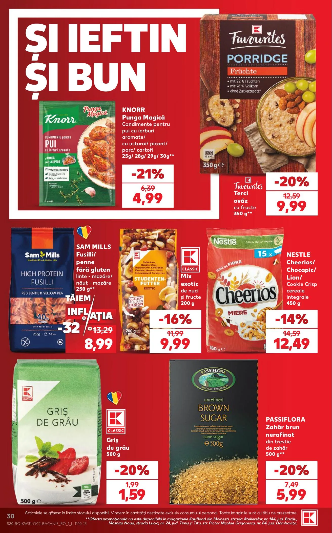 Kaufland akciós újság Románia 07.29–08.04 – 30. oldal