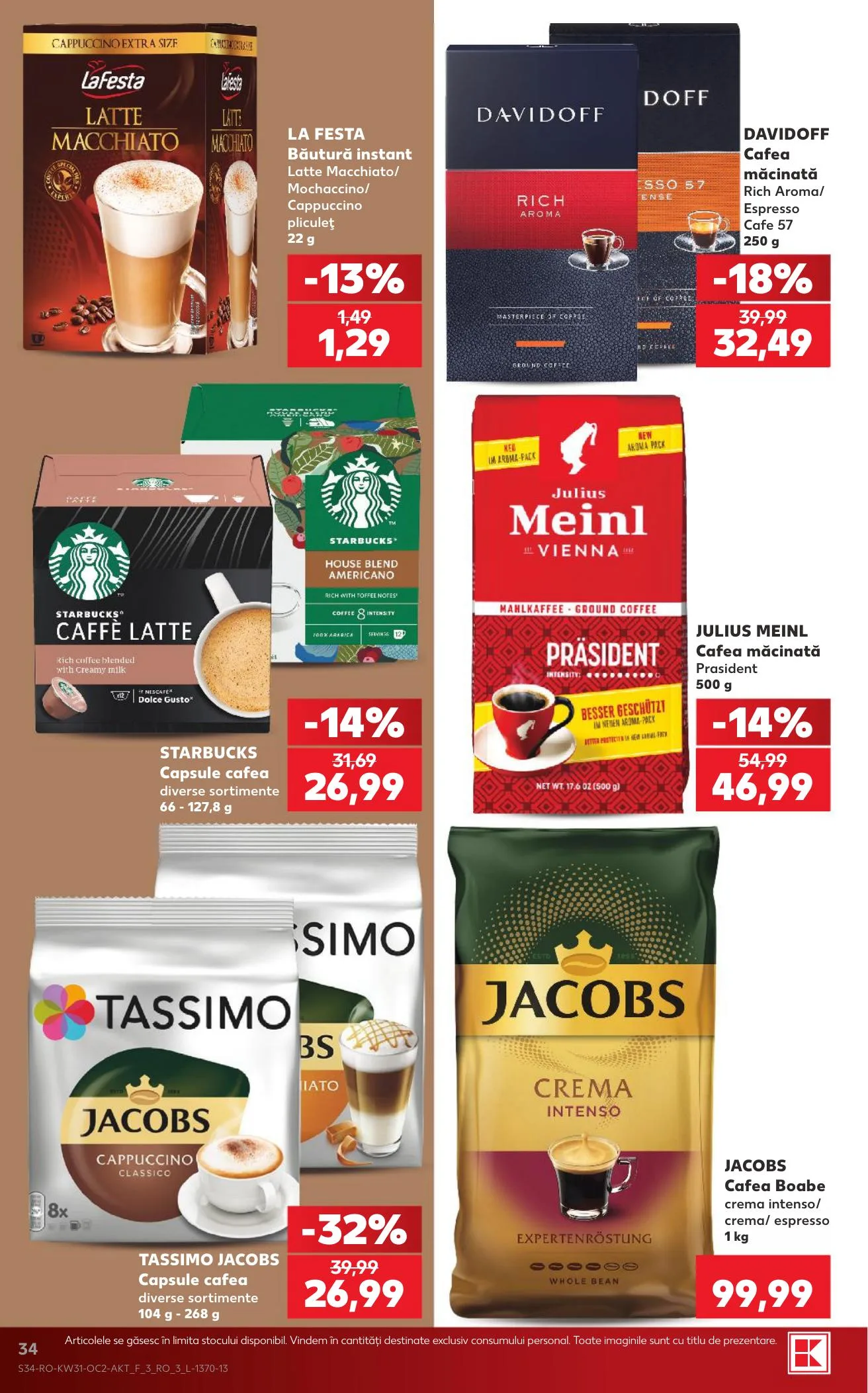 Kaufland akciós újság Románia 07.29–08.04 – 34. oldal