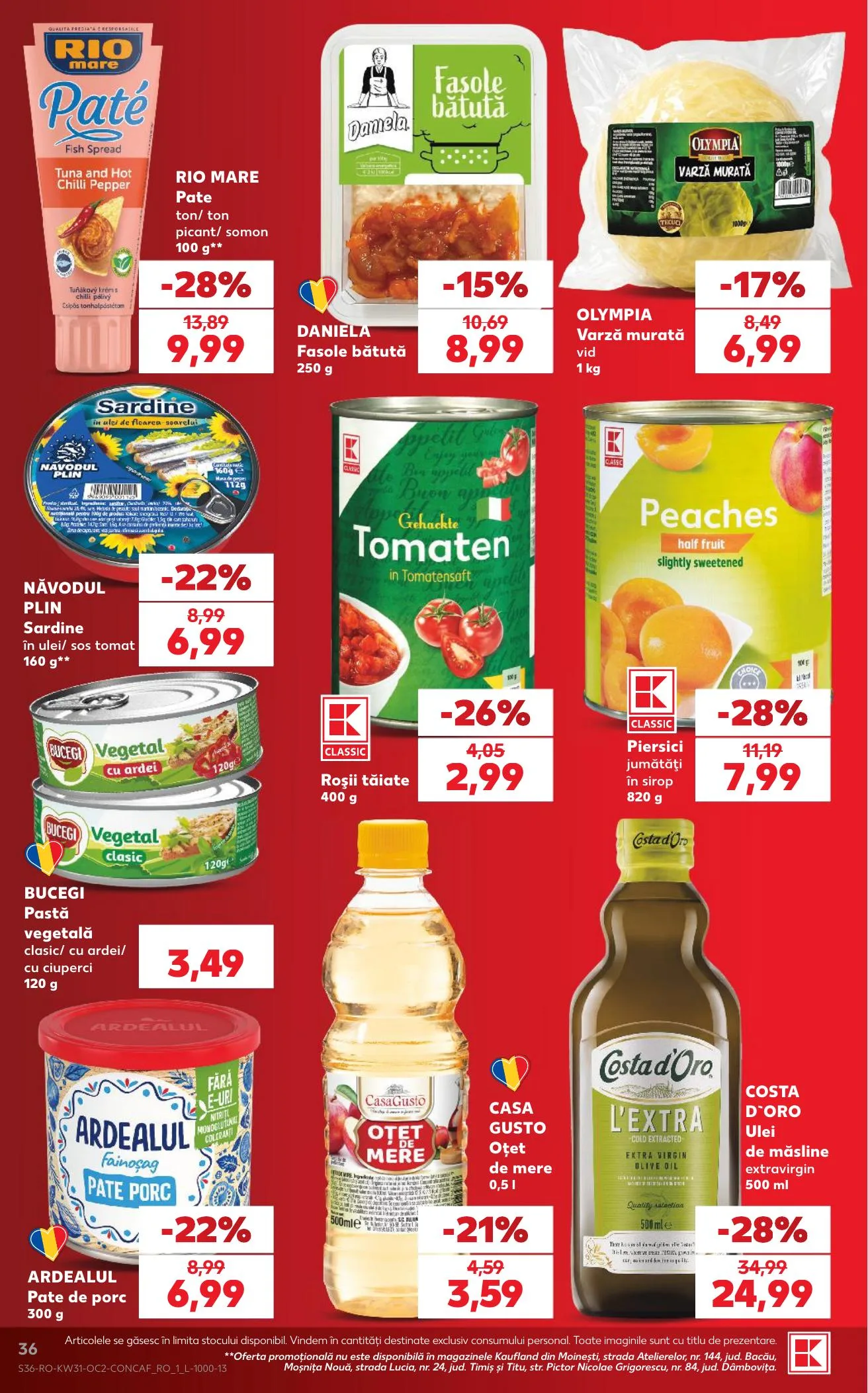 Kaufland akciós újság Románia 07.29–08.04 – 36. oldal