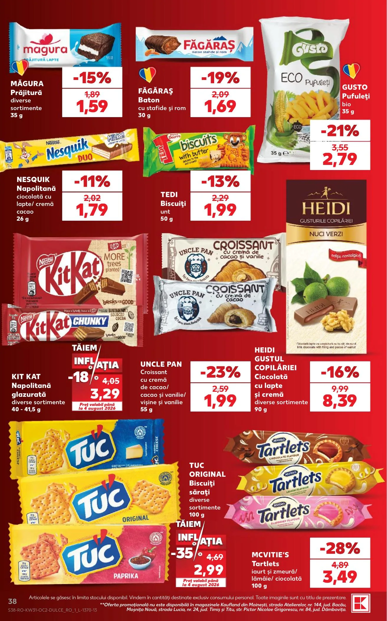 Kaufland akciós újság Románia 07.29–08.04 – 38. oldal