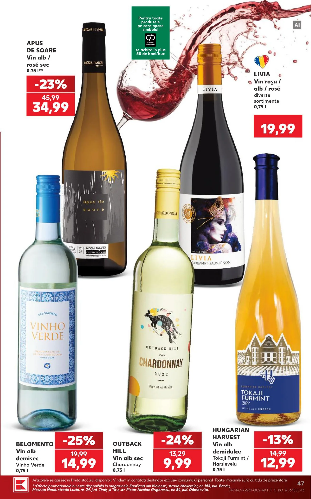Kaufland akciós újság Románia 07.29–08.04 – 47. oldal