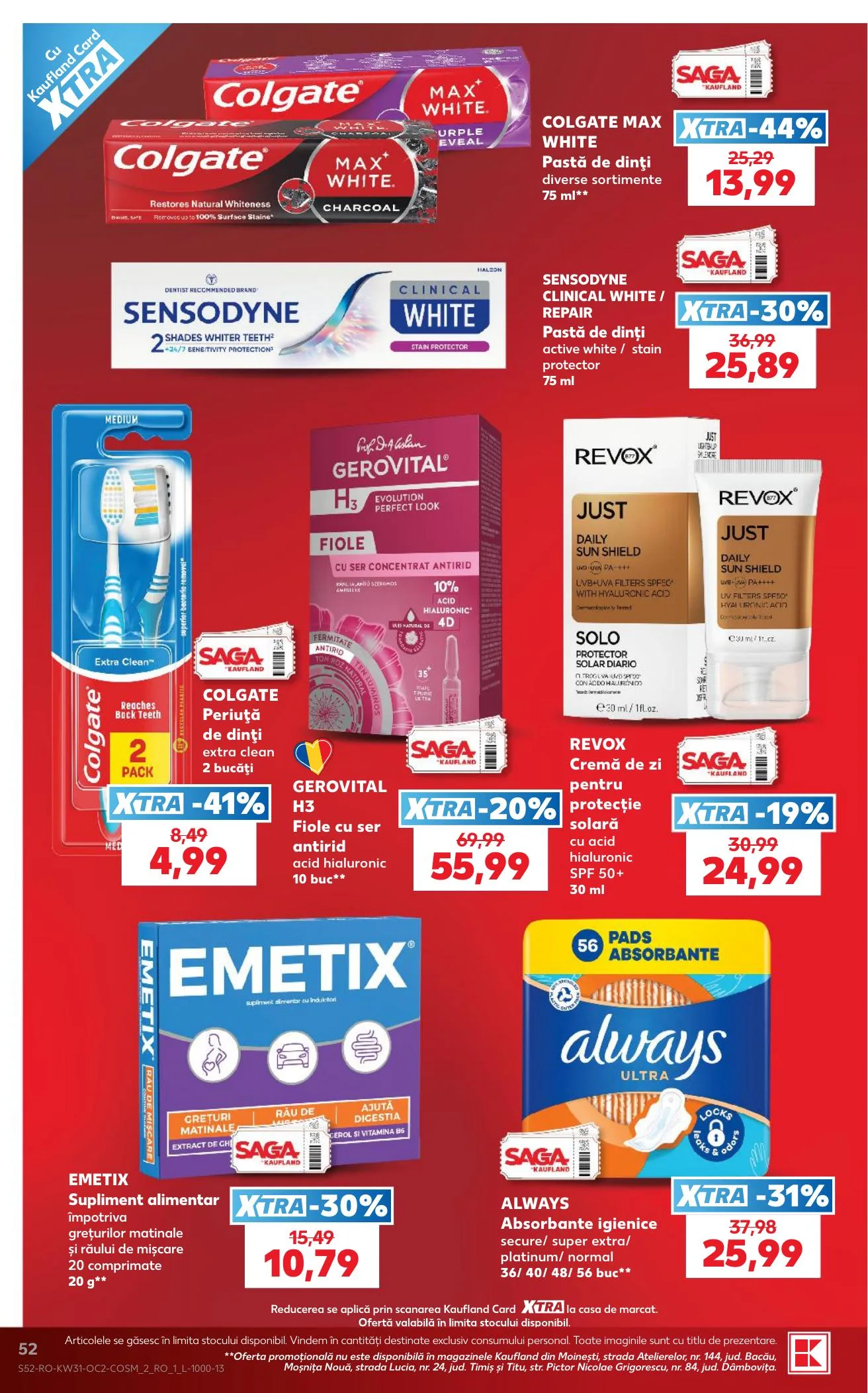 Kaufland akciós újság Románia 07.29–08.04 – 52. oldal