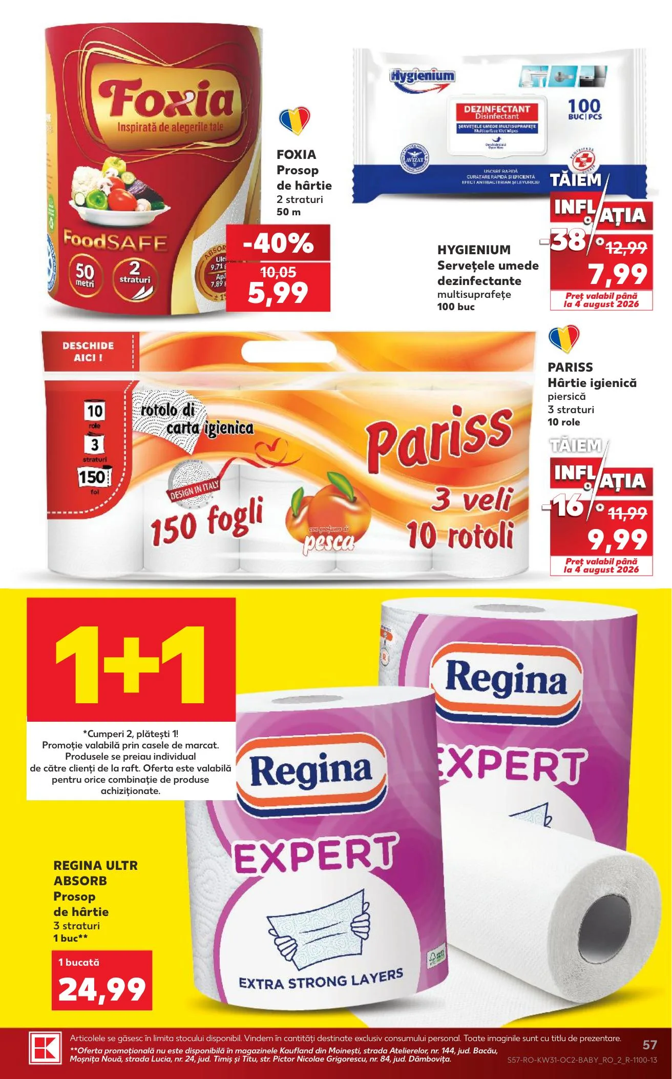 Kaufland akciós újság Románia 07.29–08.04 – 57. oldal